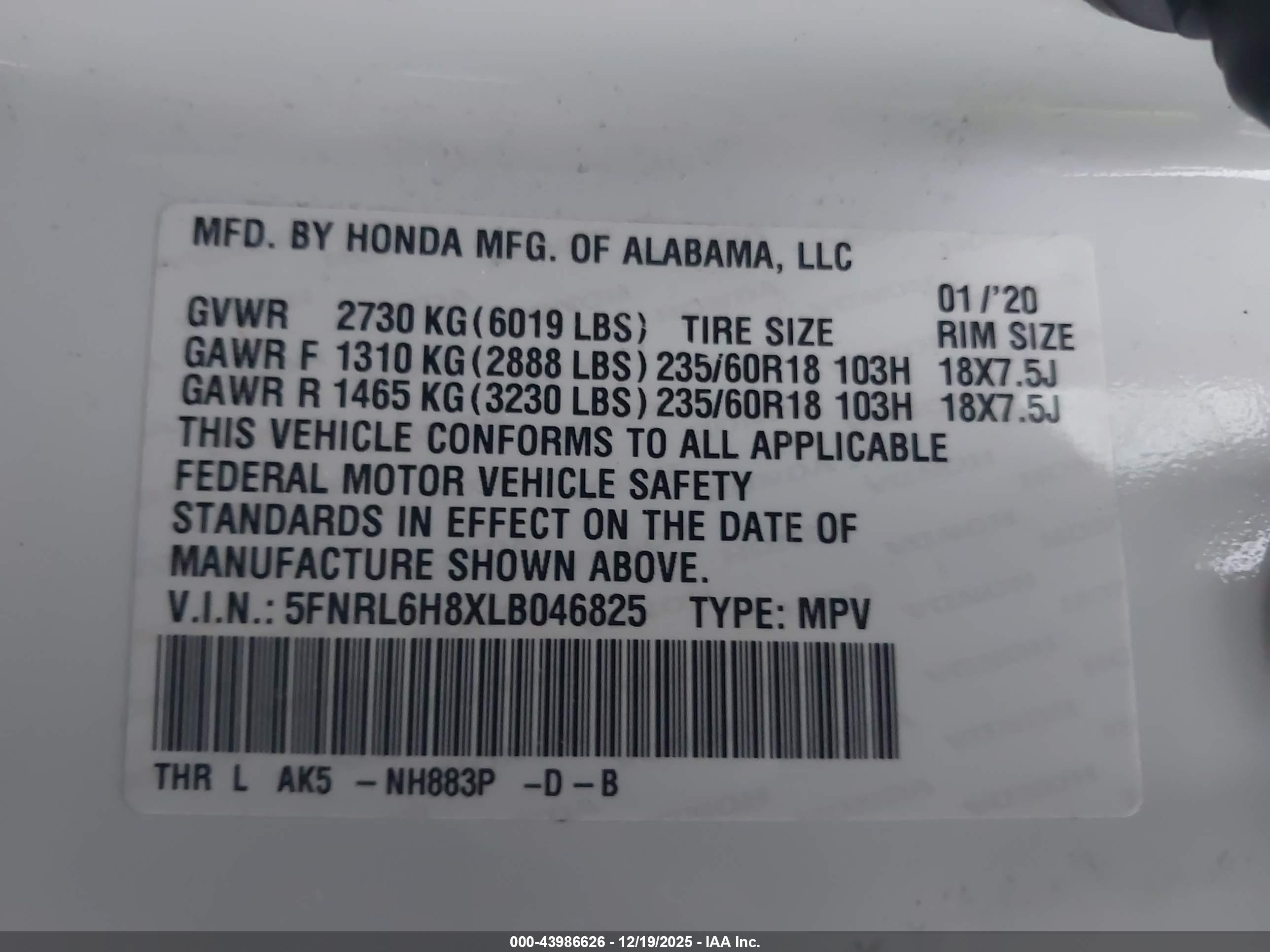 HONDA ODYSSEY image 9