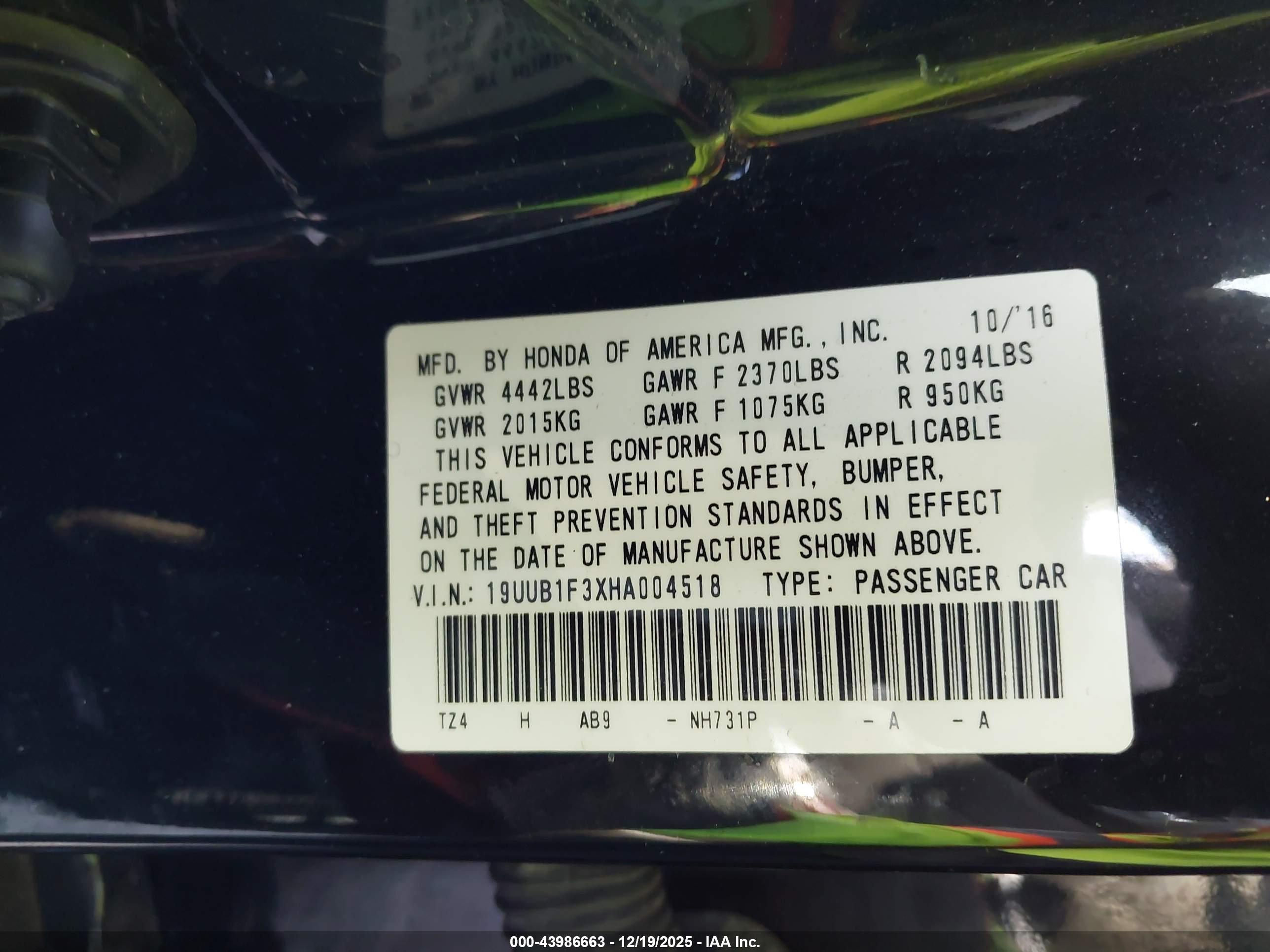 ACURA TLX image 9