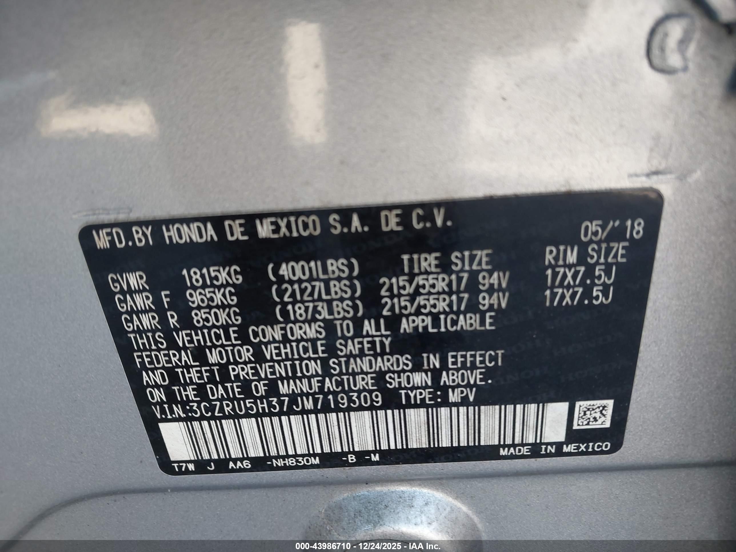 HONDA HR-V image 9