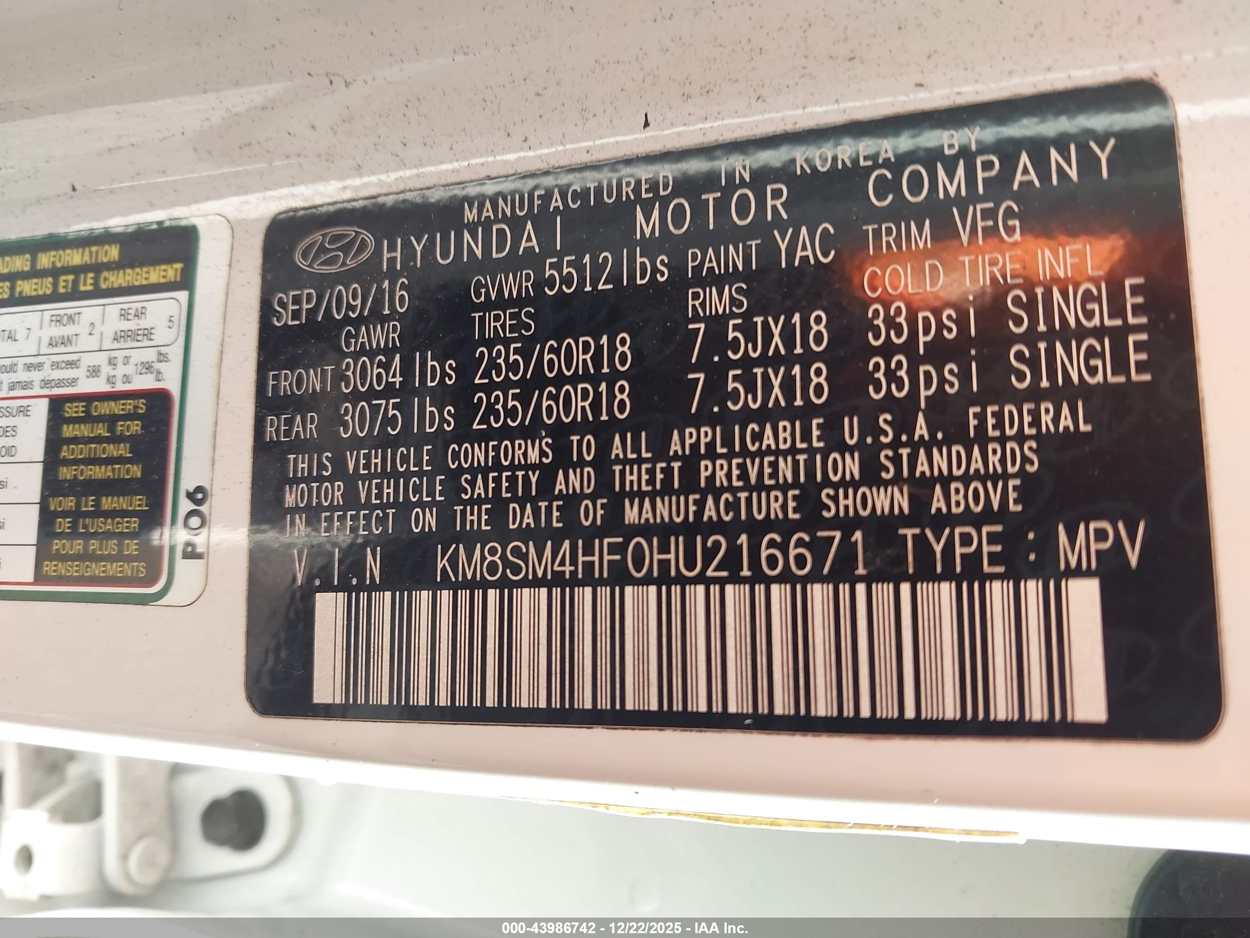 HYUNDAI SANTA image 9