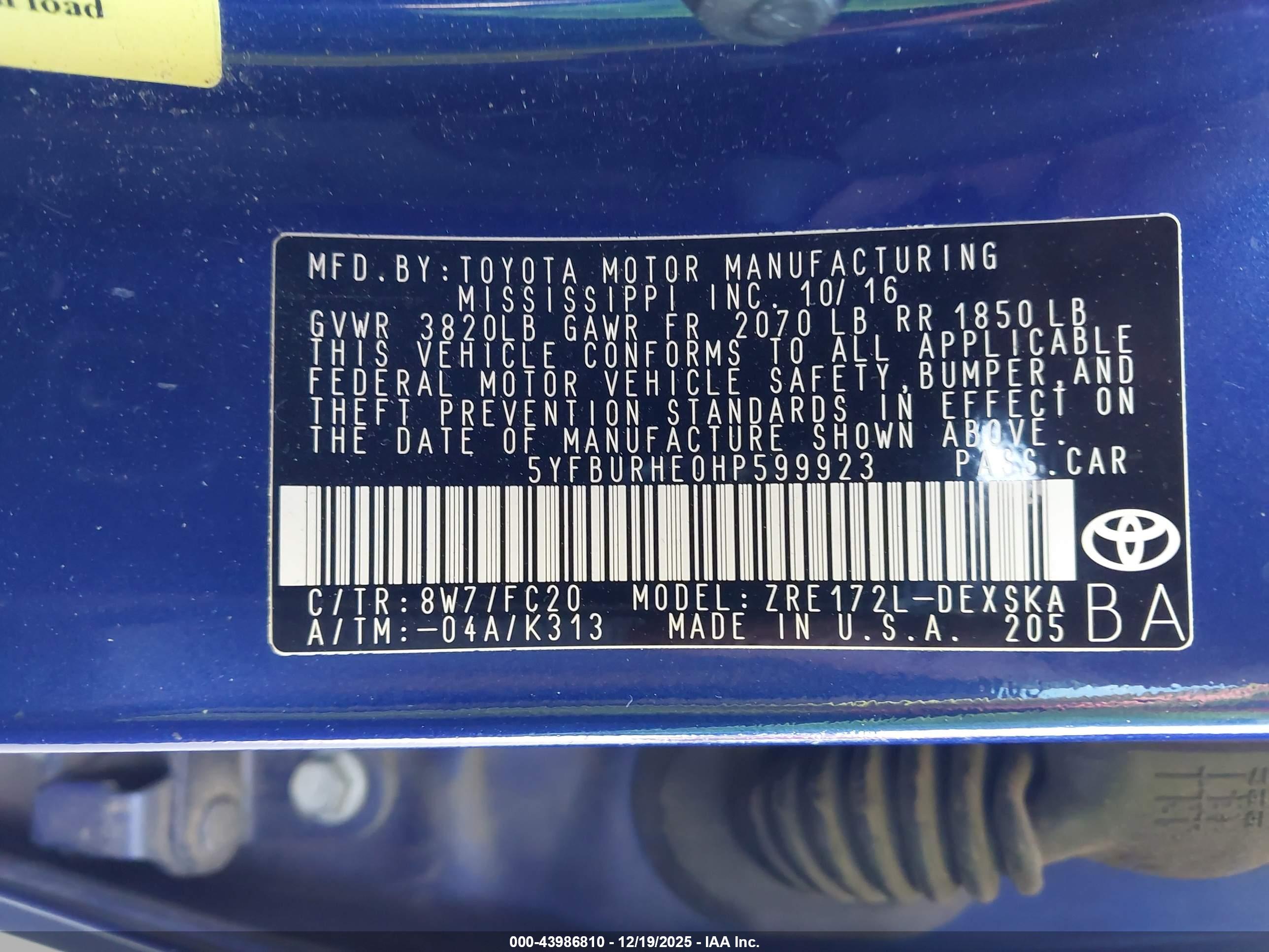 TOYOTA COROLLA image 9