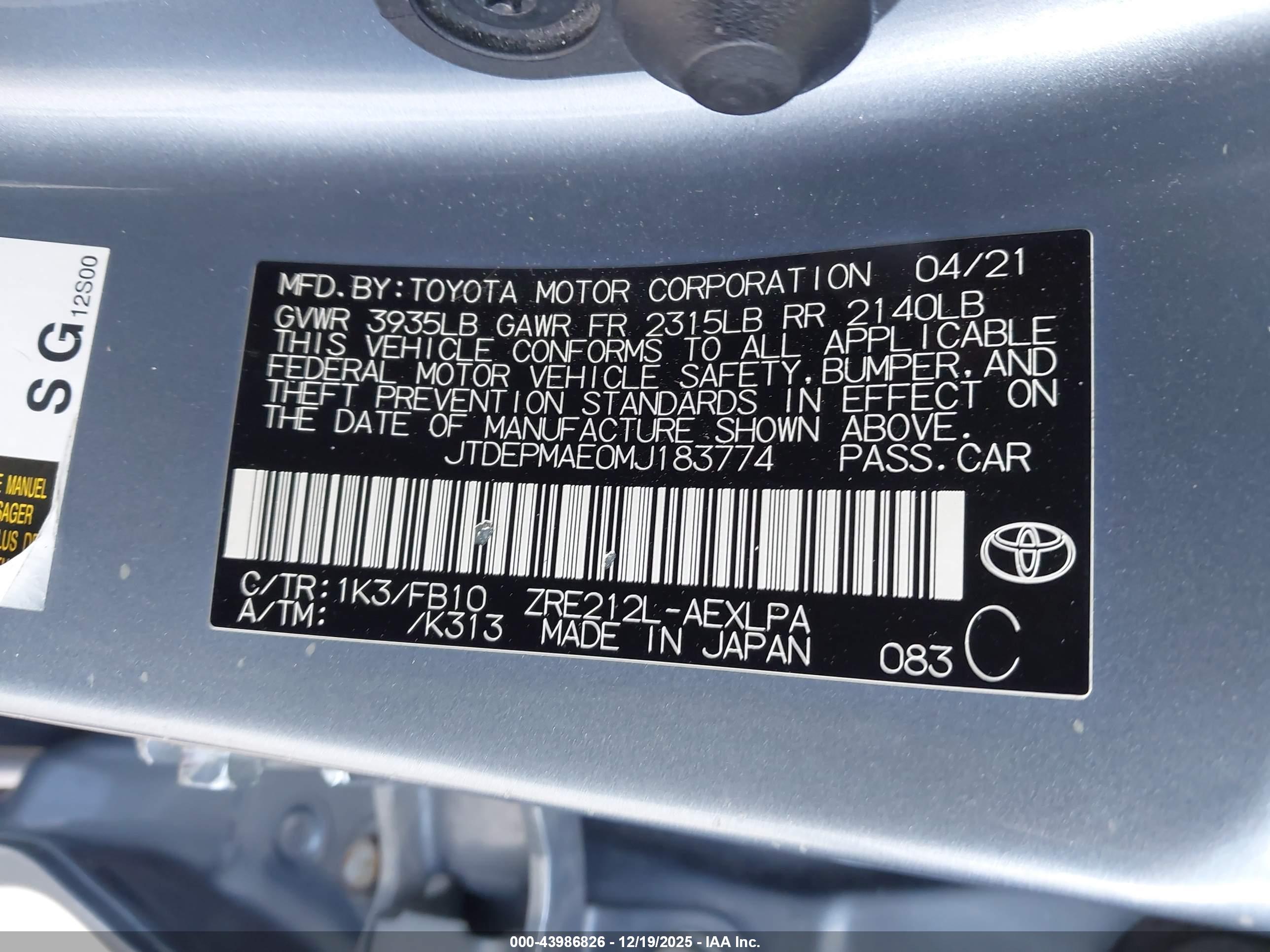 TOYOTA COROLLA image 9