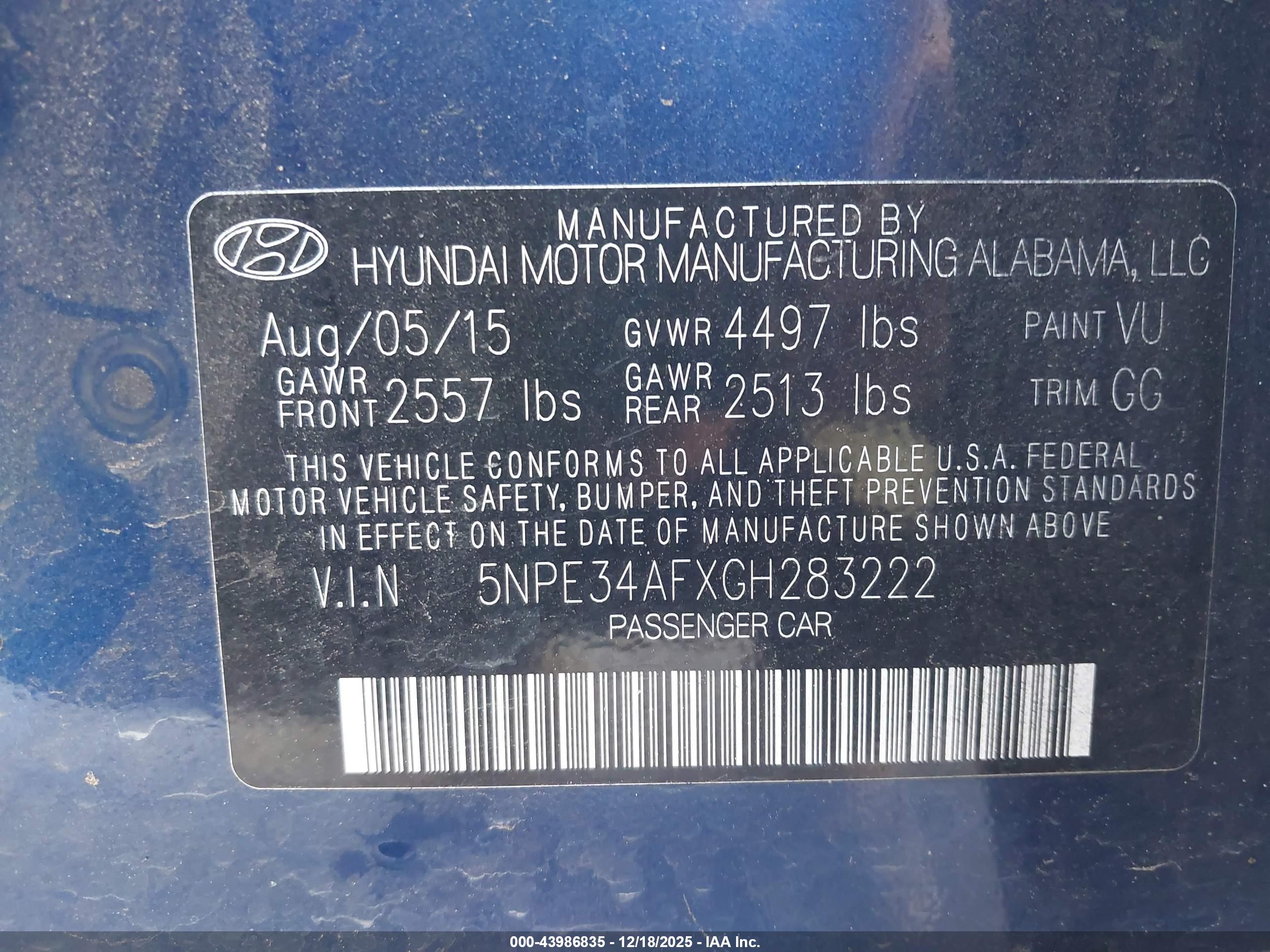 HYUNDAI SONATA image 9