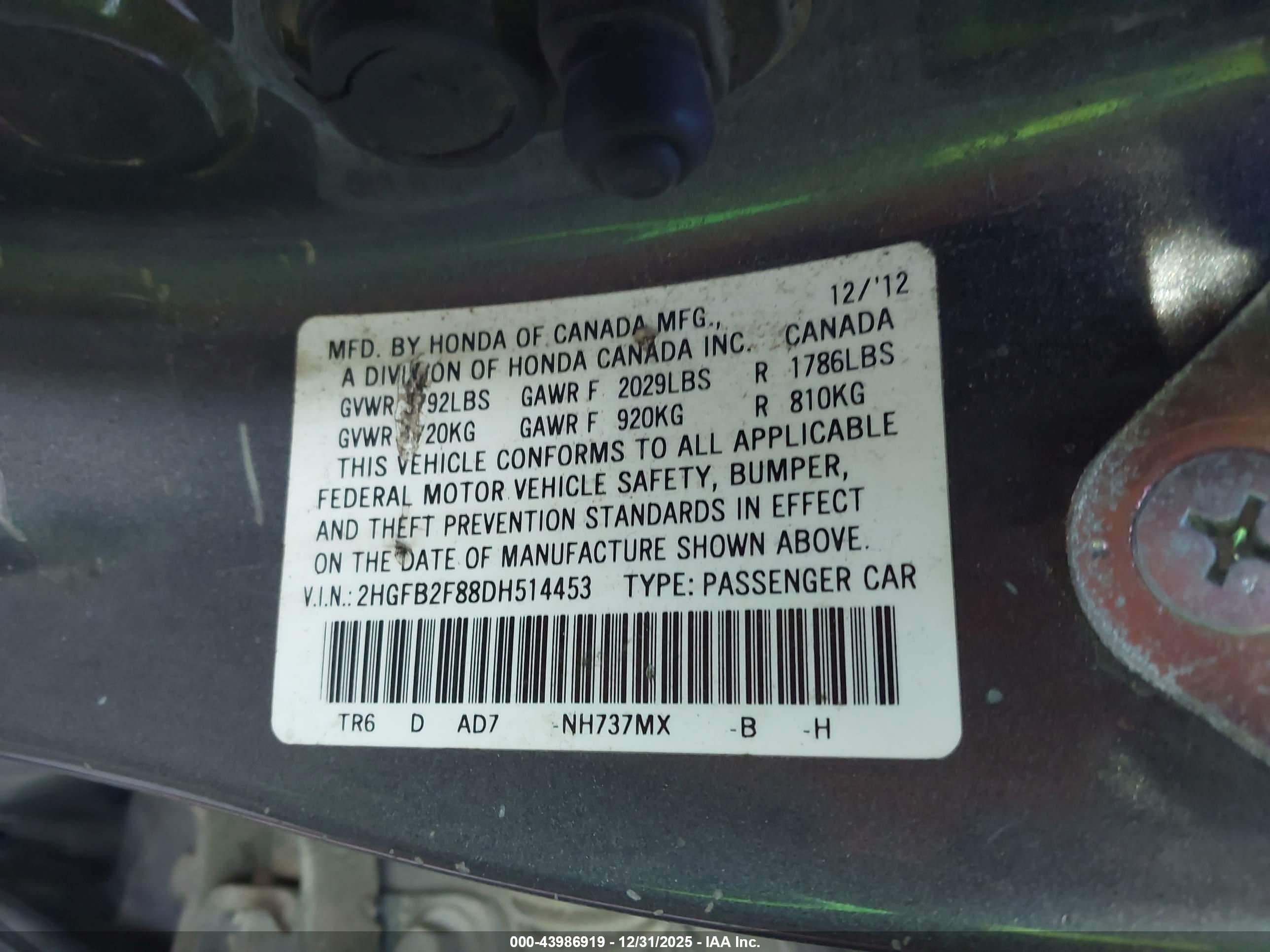 HONDA CIVIC image 9