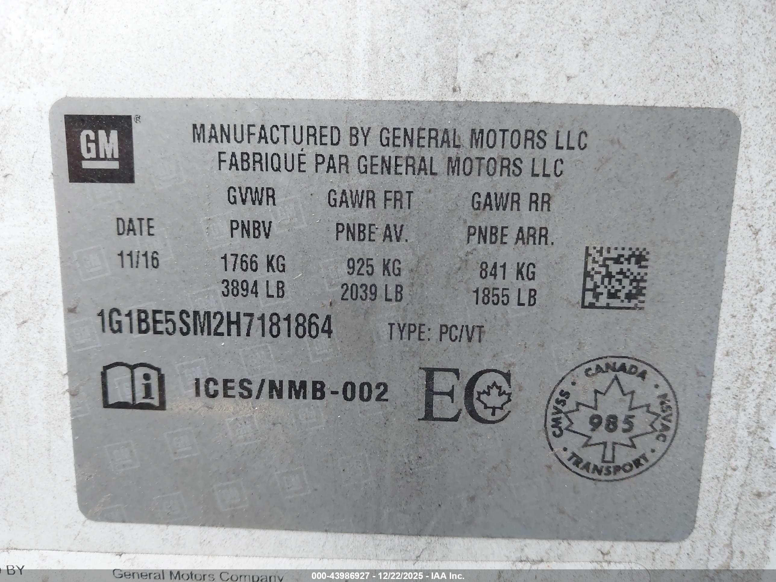 CHEVROLET CRUZE image 9