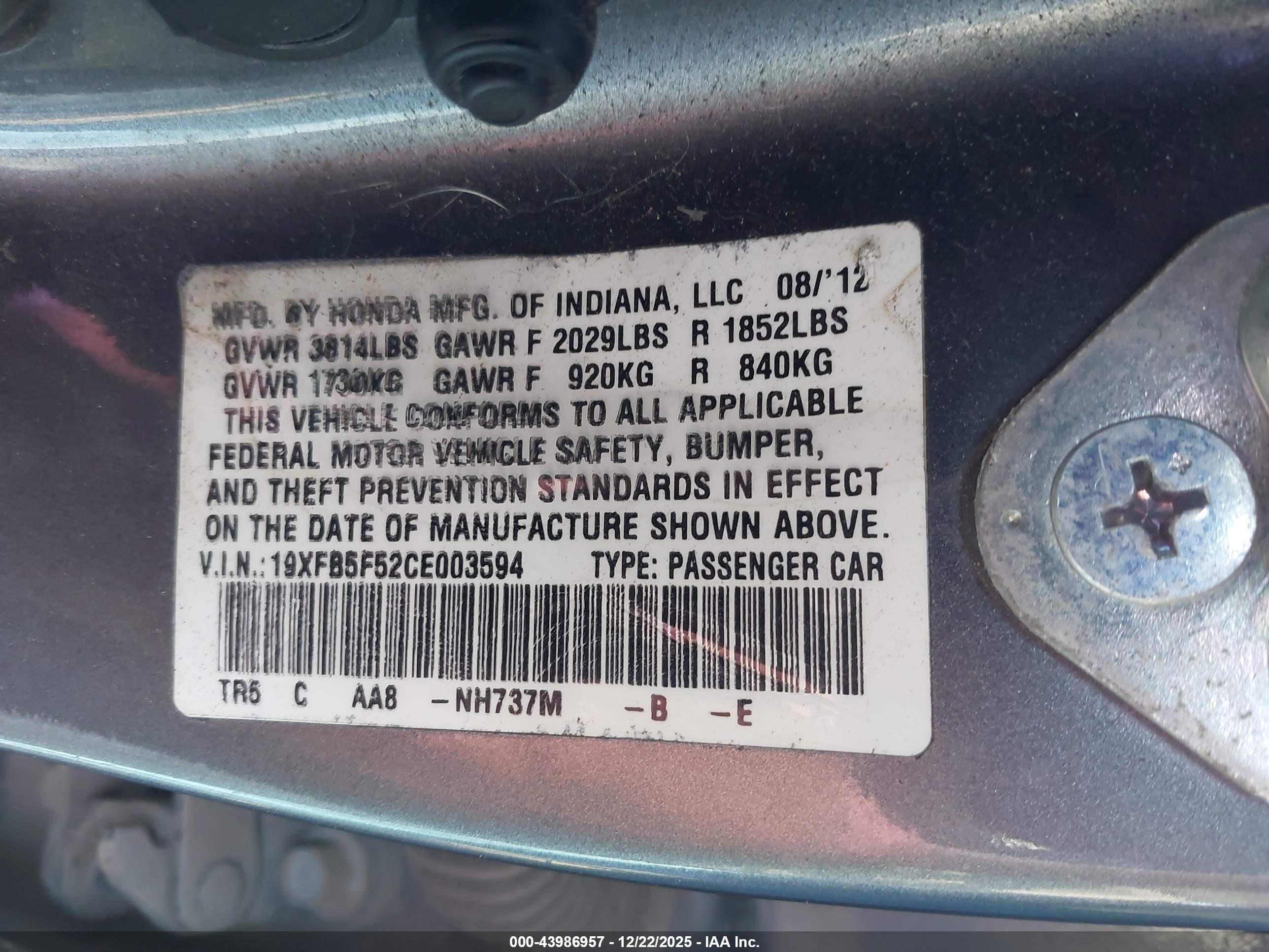 HONDA CIVIC image 9
