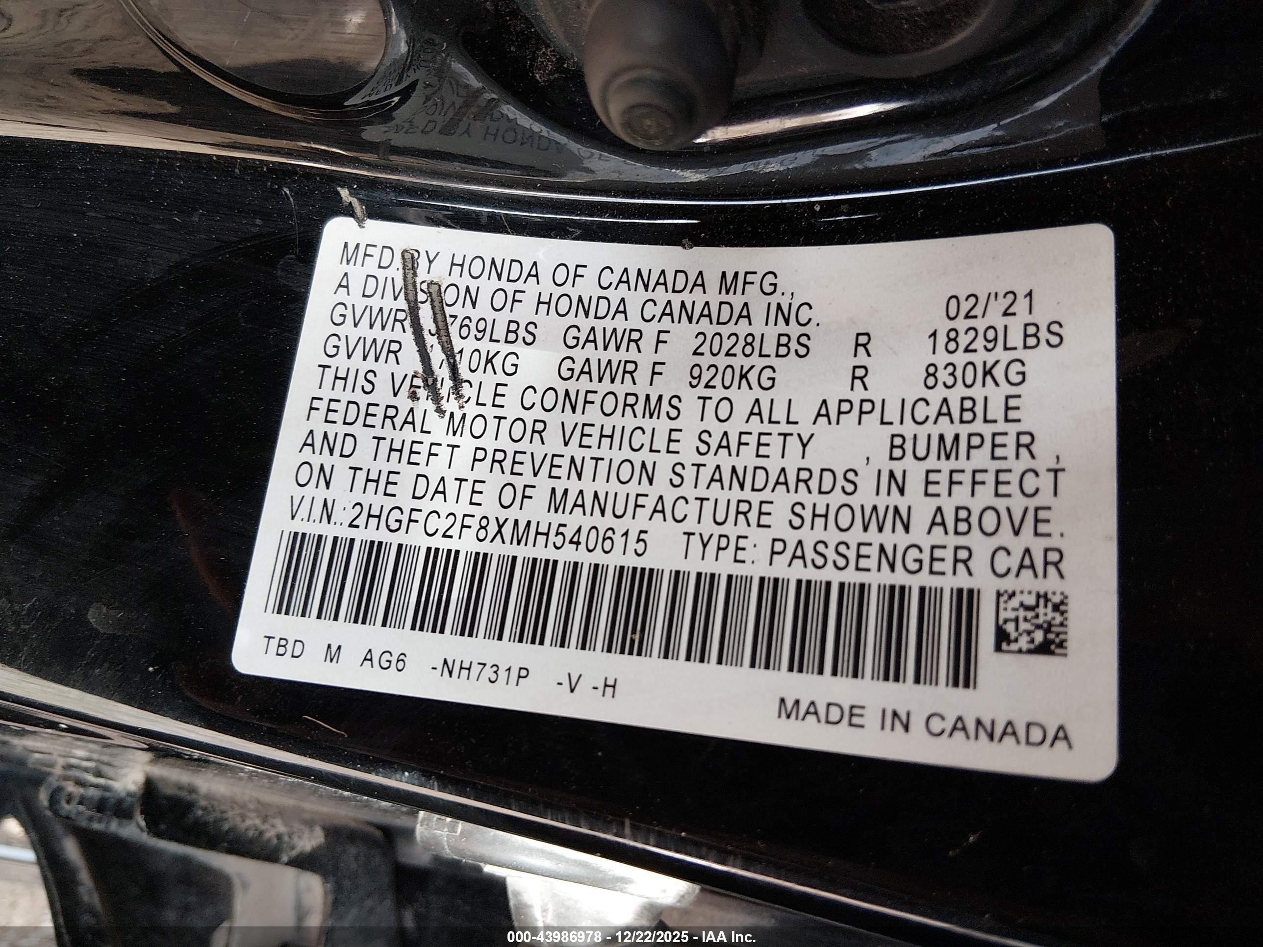 HONDA CIVIC image 9