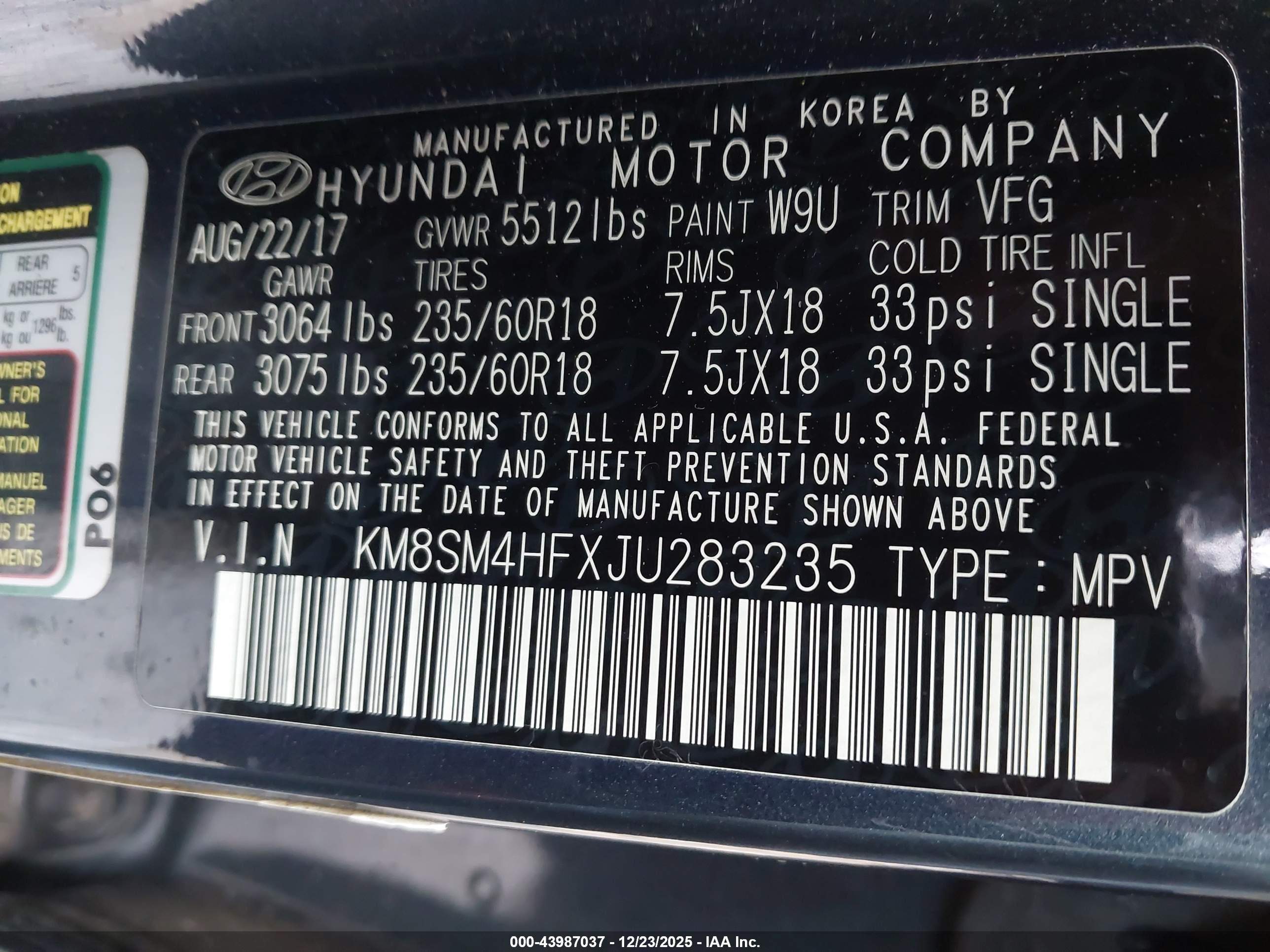 HYUNDAI SANTA image 9