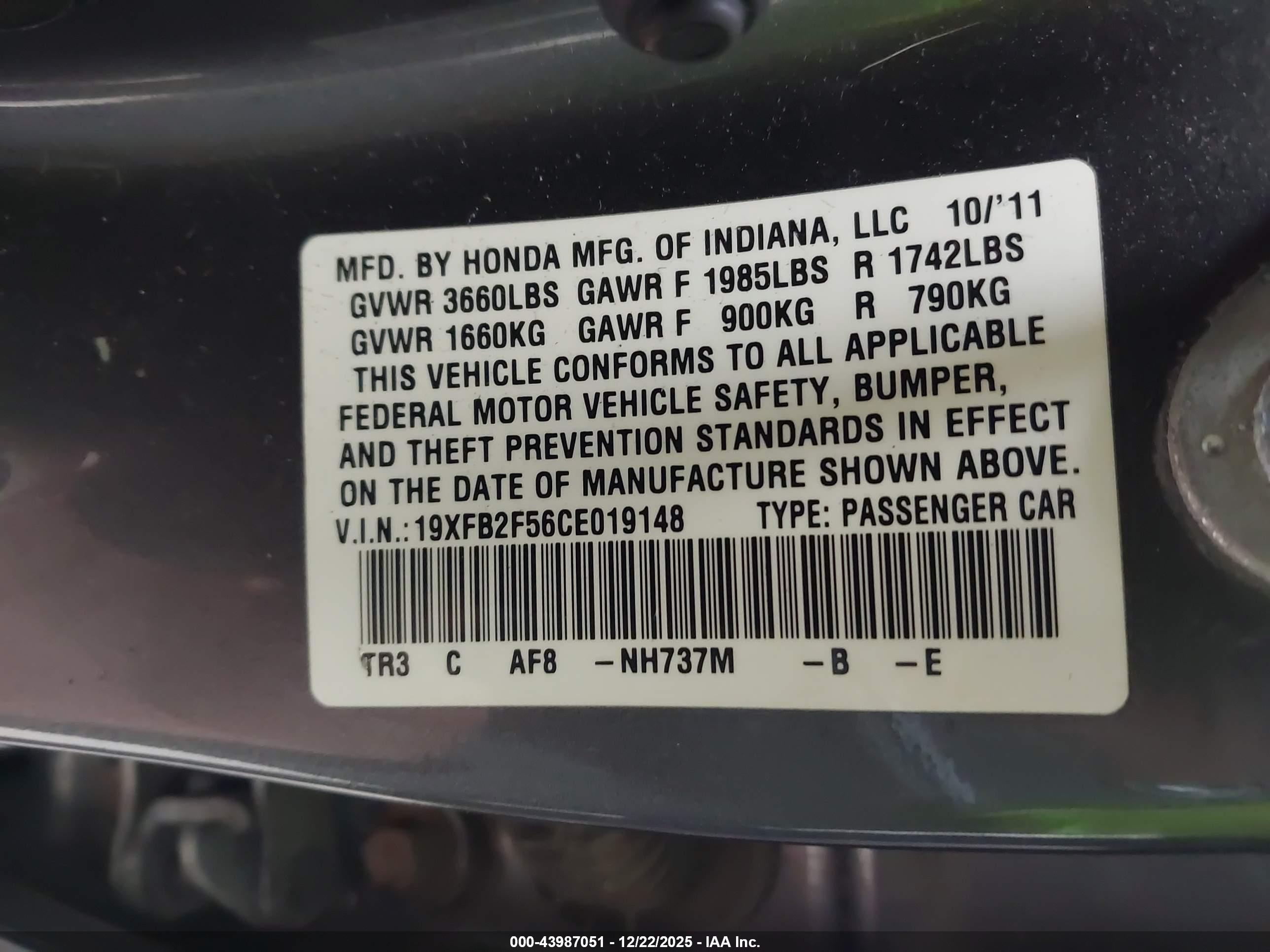 HONDA CIVIC image 9