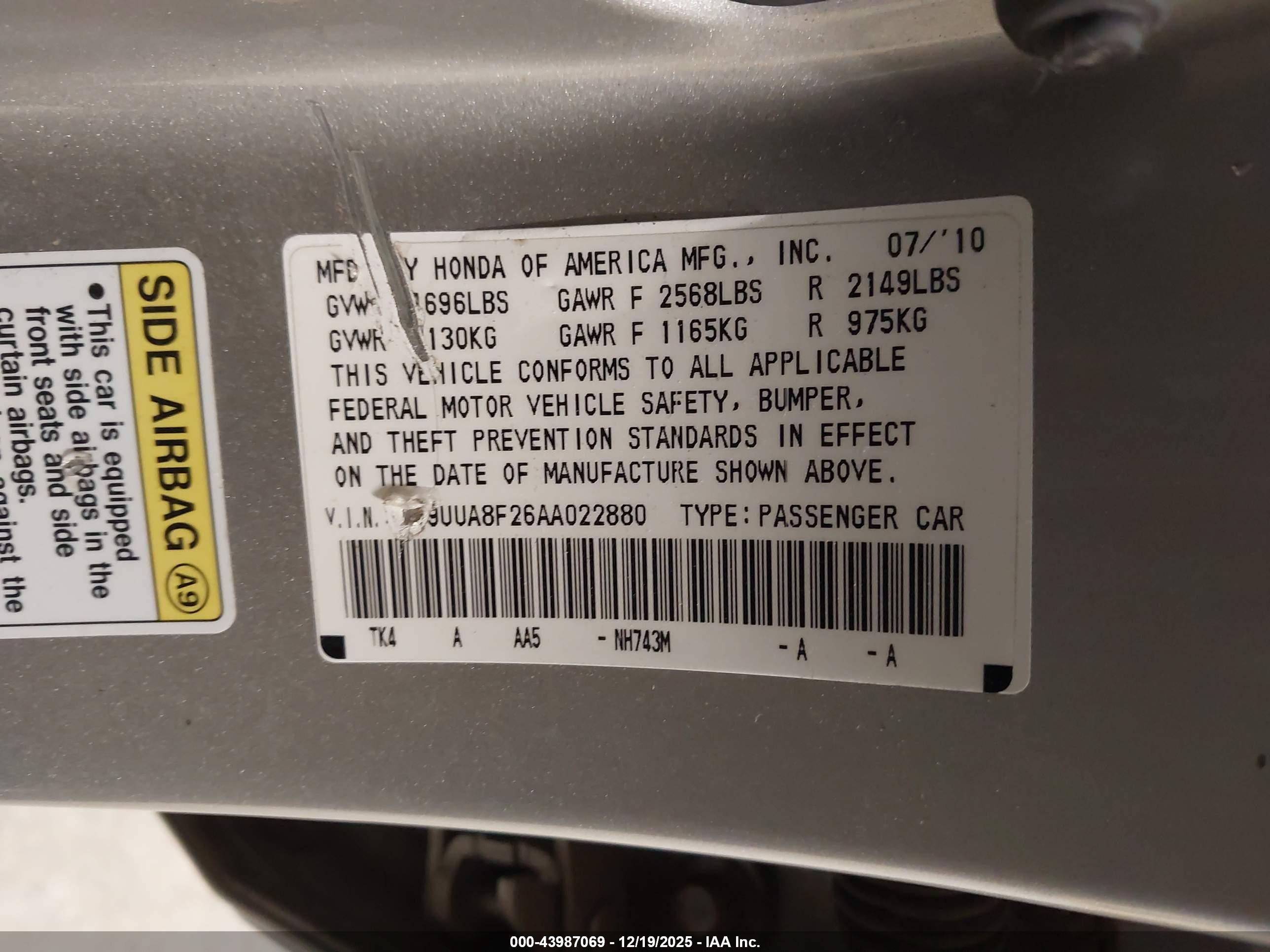 ACURA TL image 9
