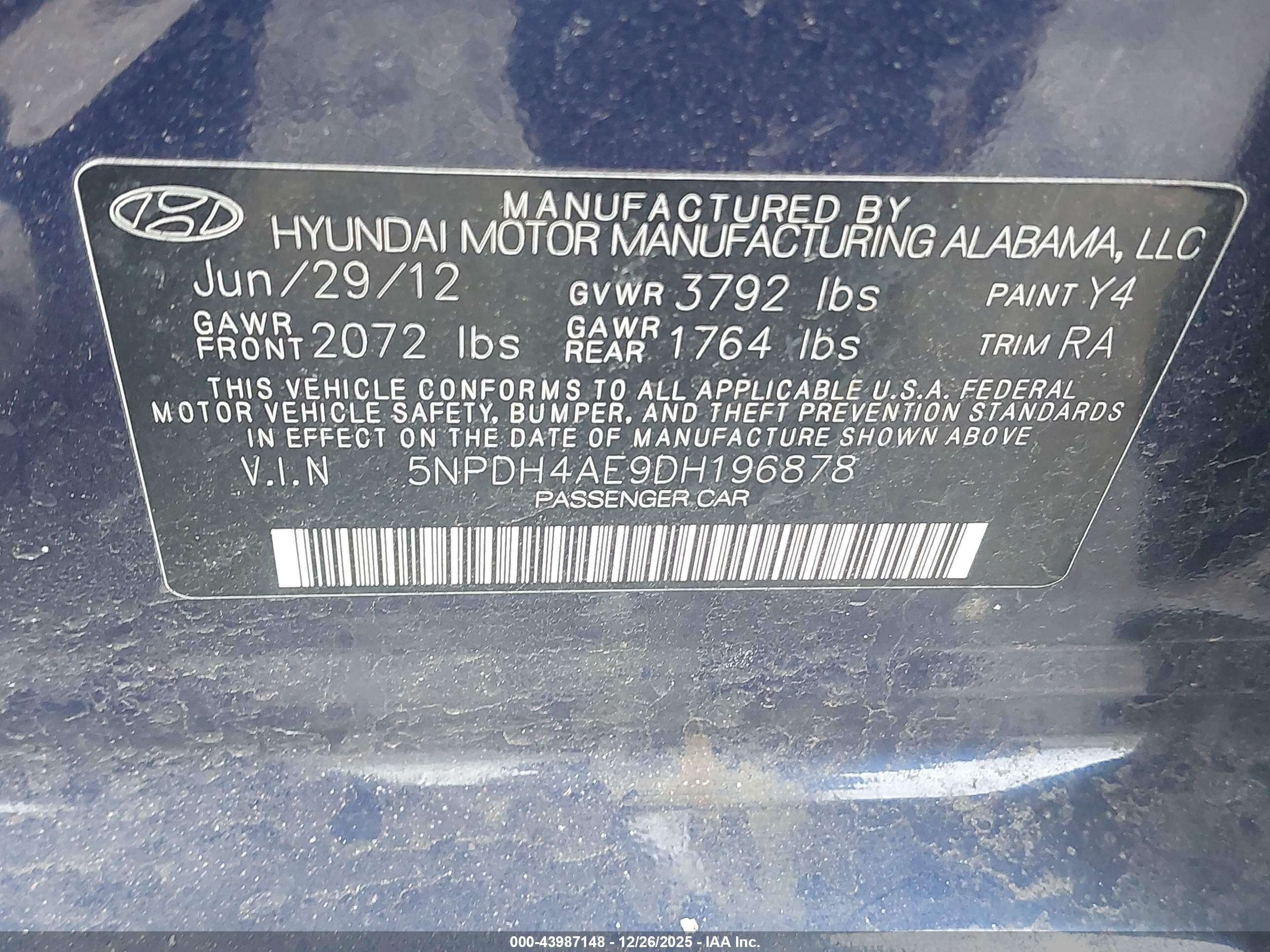 HYUNDAI ELANTRA image 9