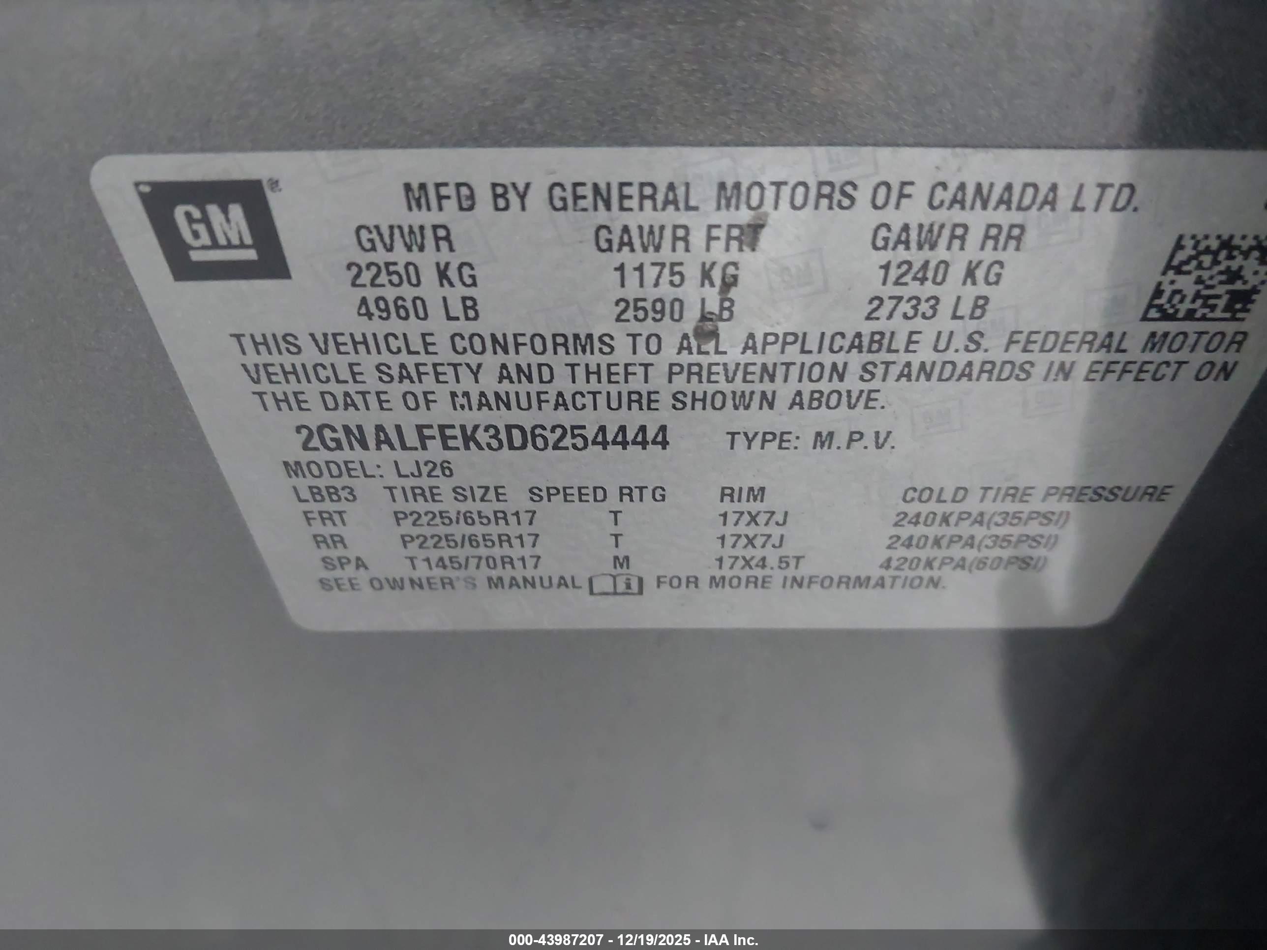 CHEVROLET EQUINOX image 9