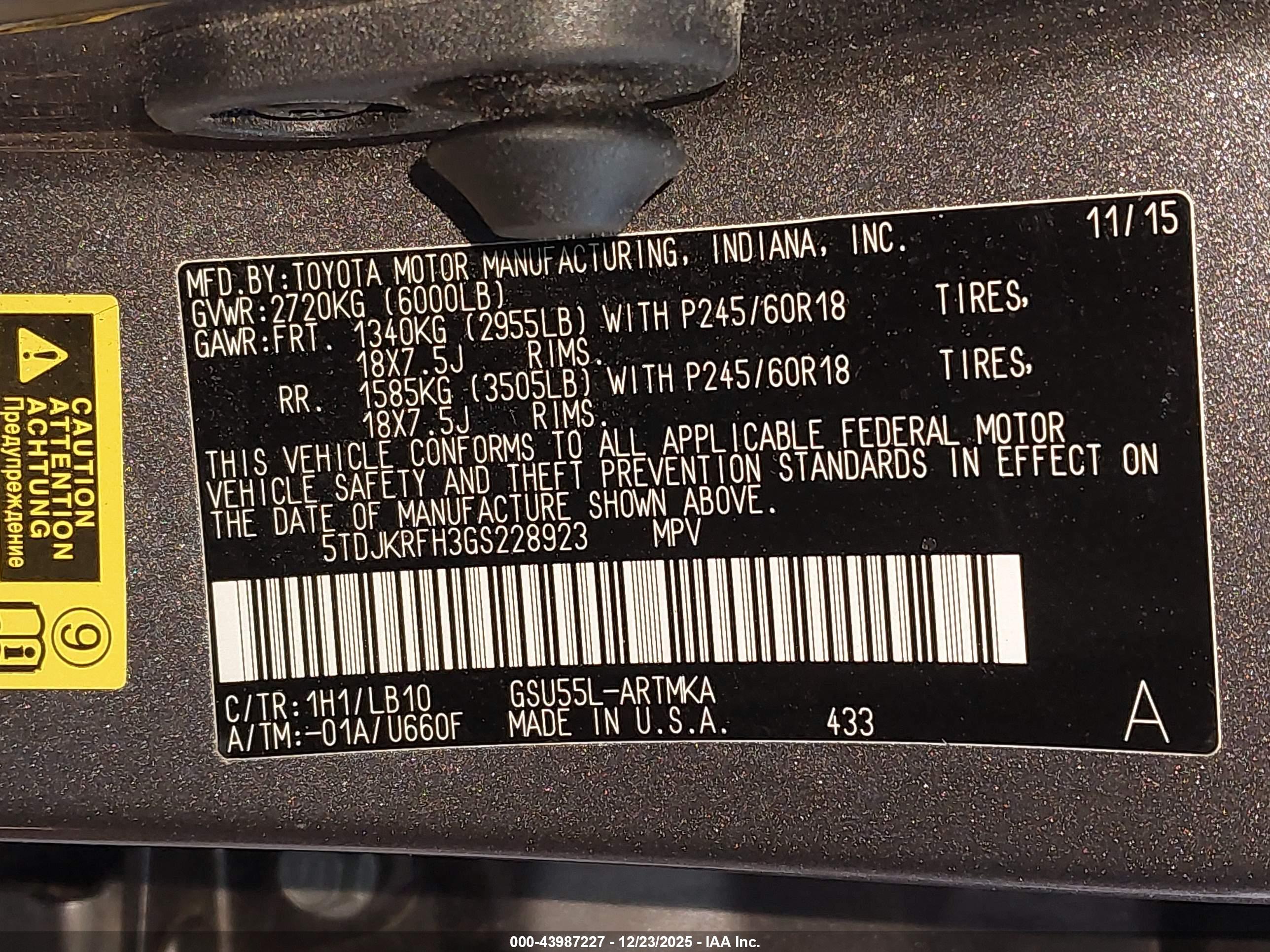 TOYOTA HIGHLANDER image 9
