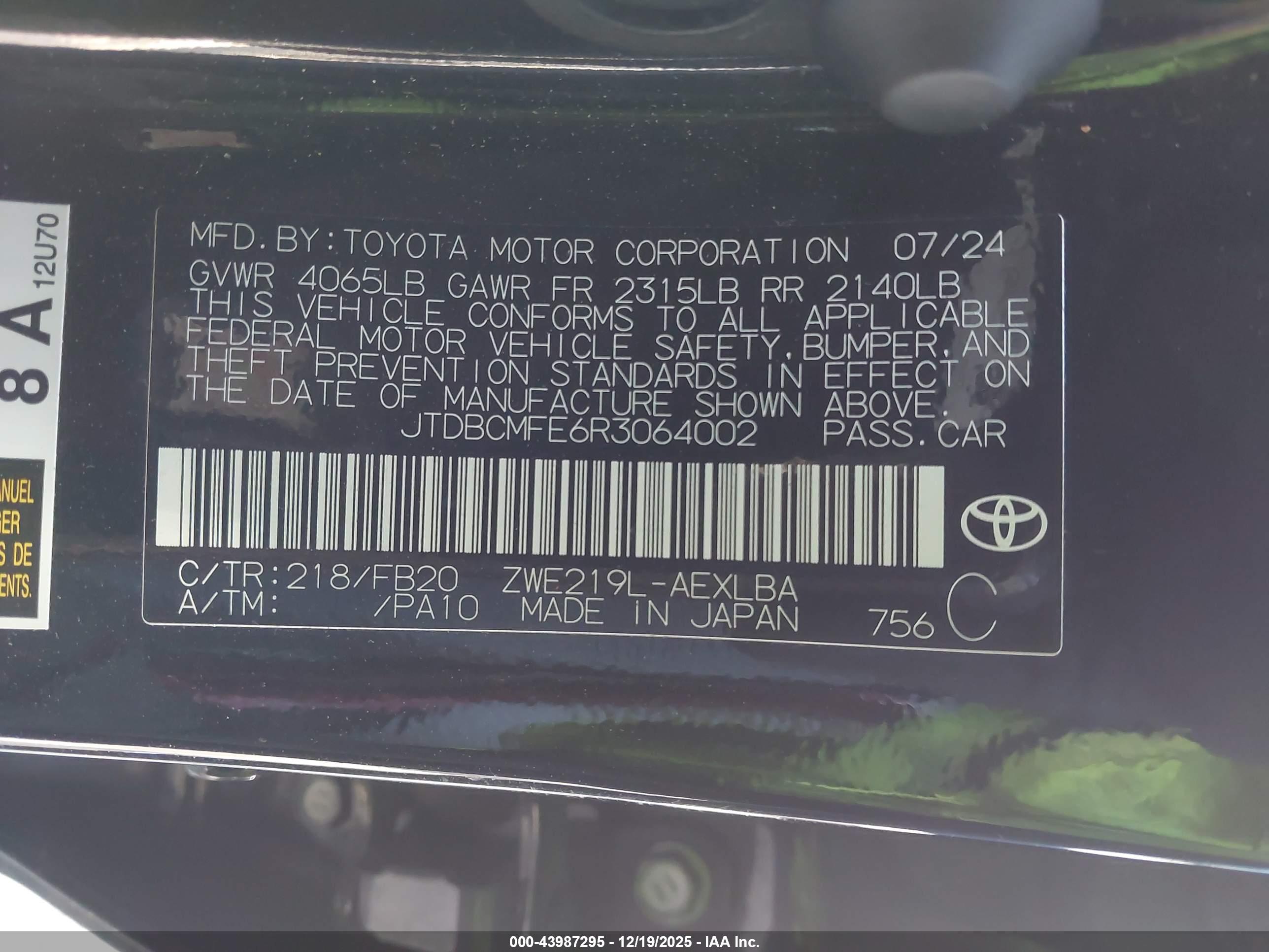 TOYOTA COROLLA image 9