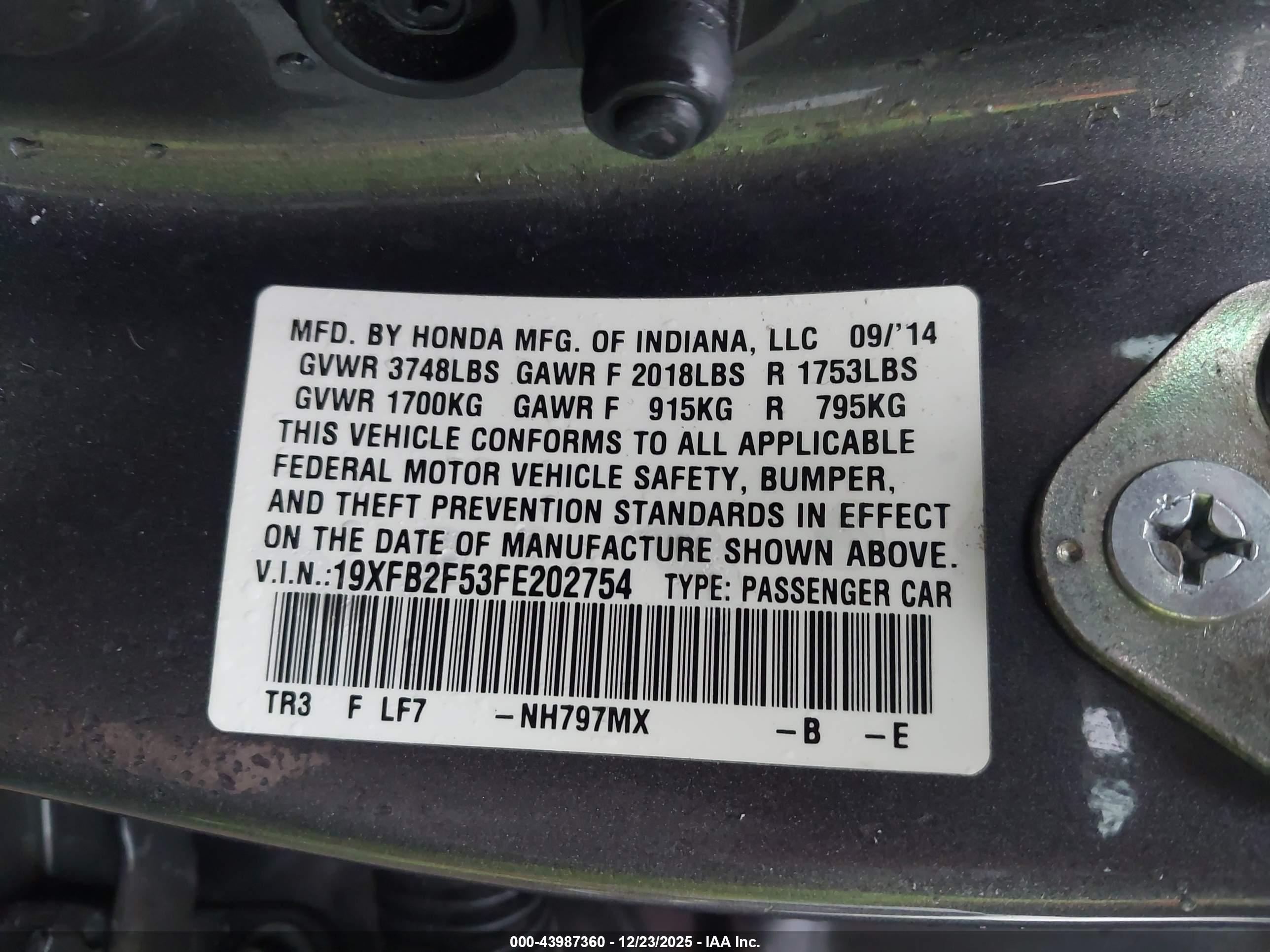 HONDA CIVIC image 9