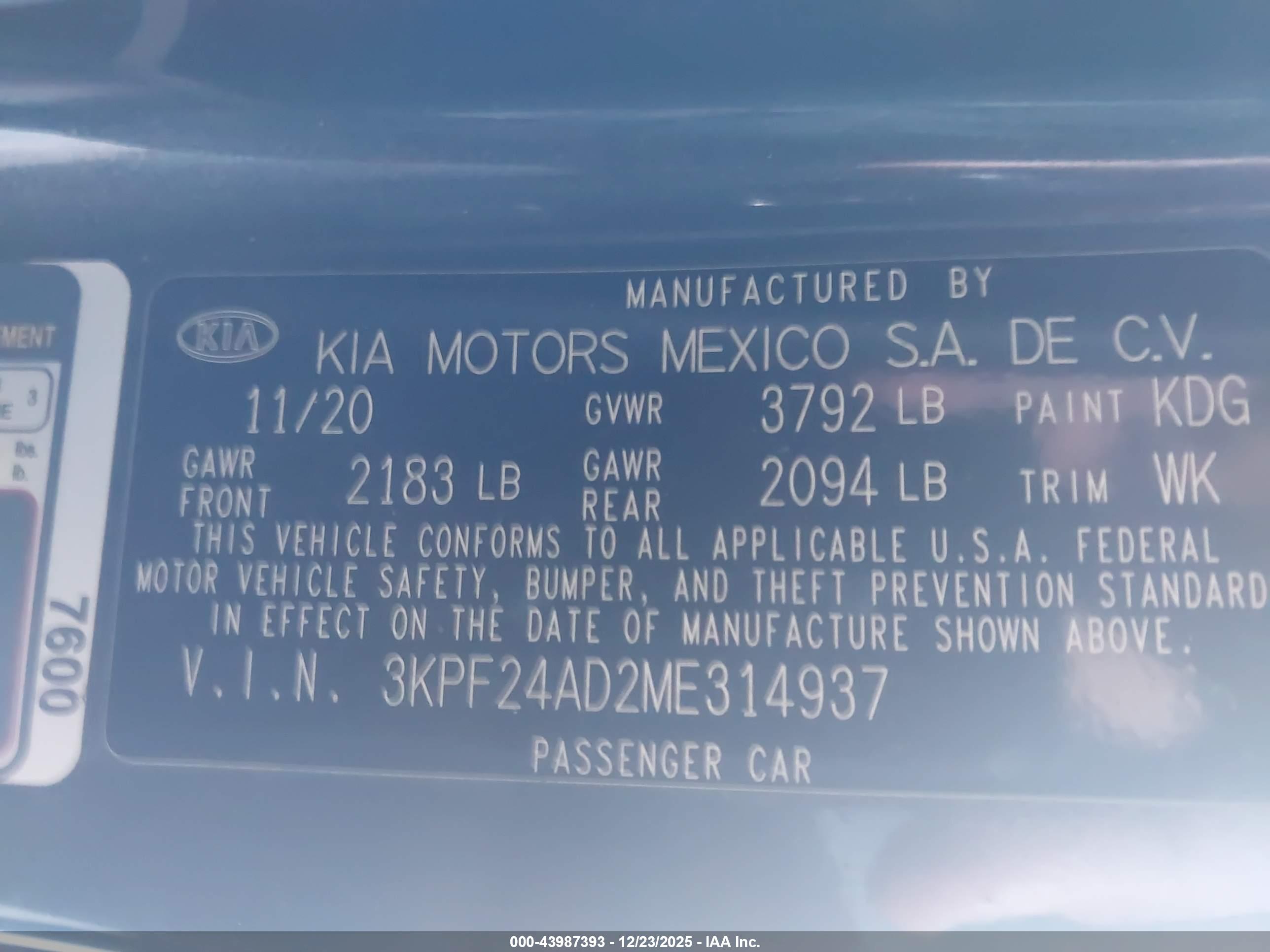 KIA FORTE image 9