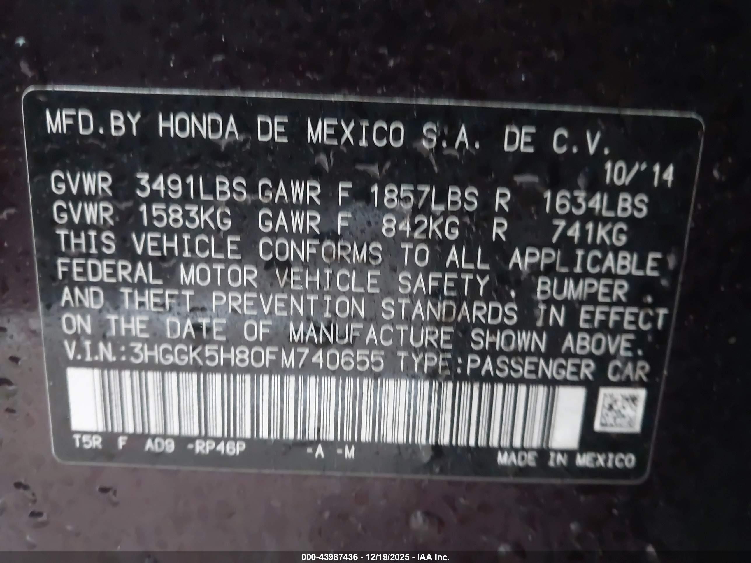 HONDA FIT image 9