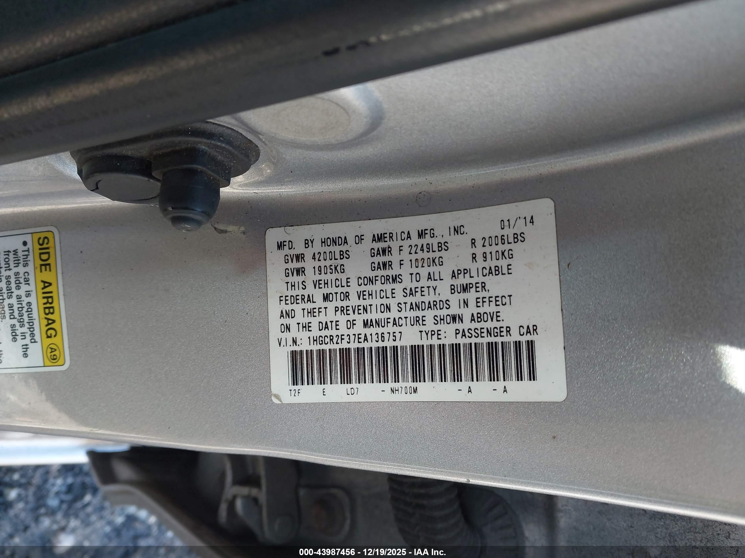 HONDA ACCORD image 9