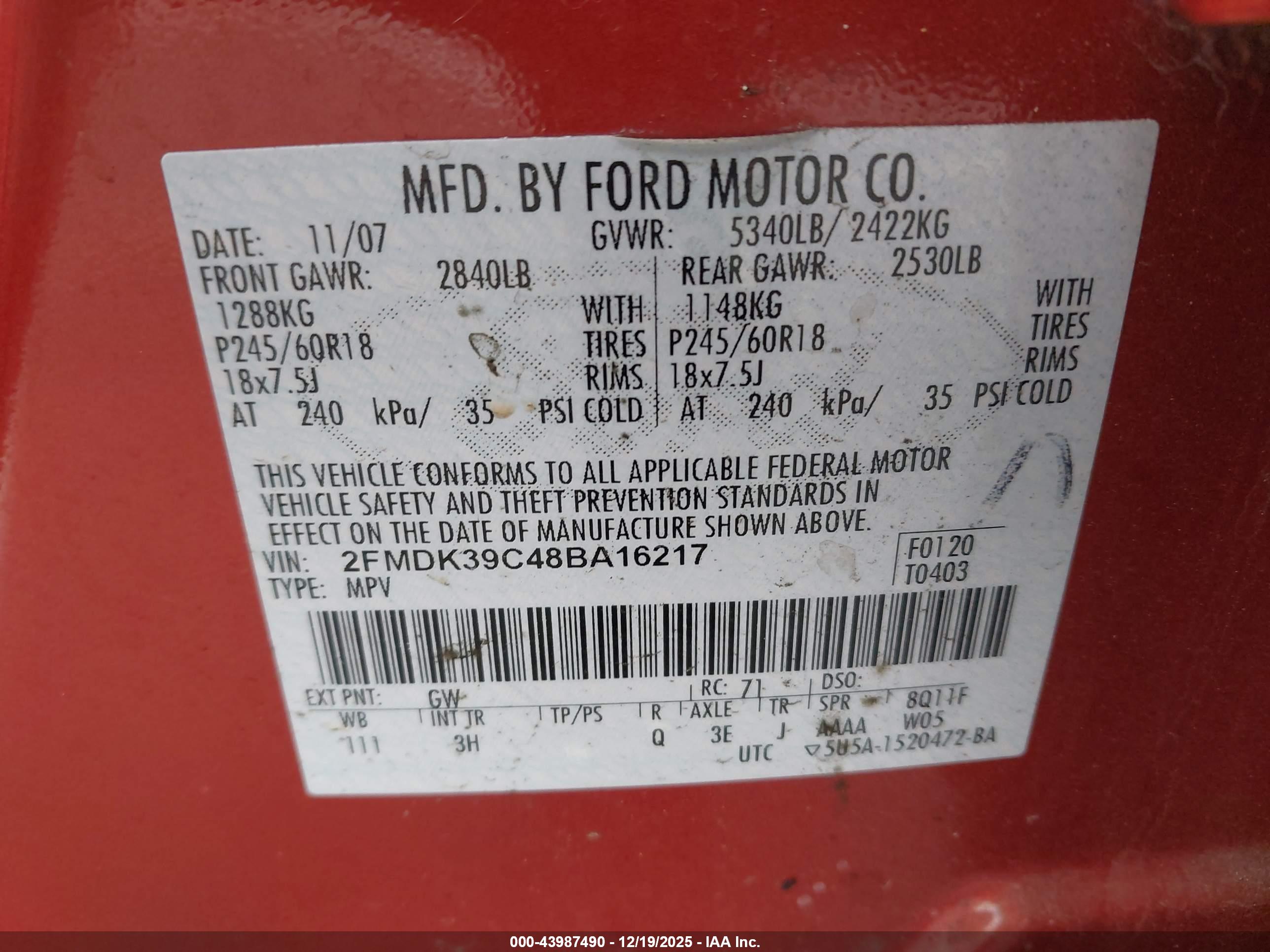 FORD EDGE image 9