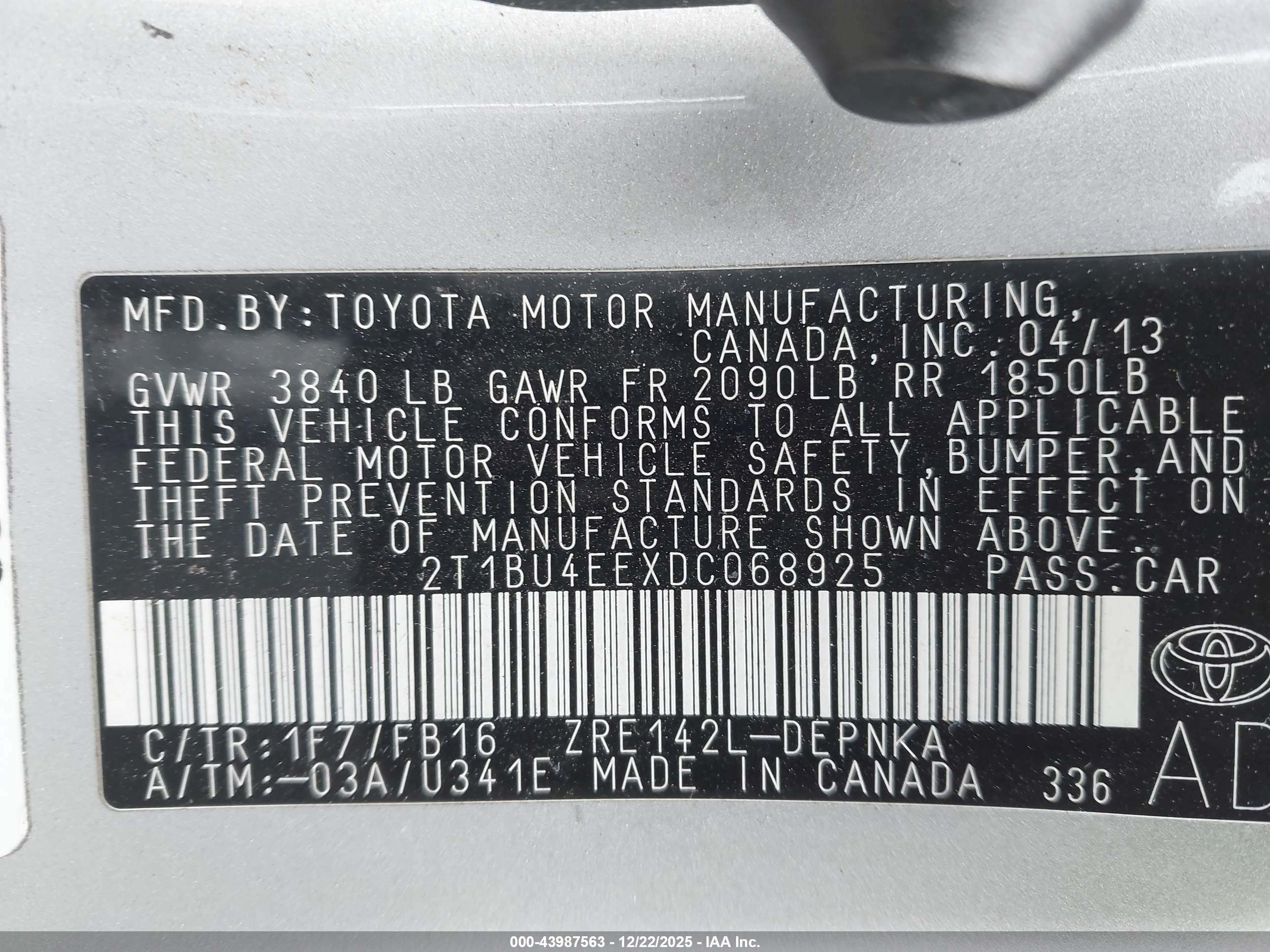 TOYOTA COROLLA image 9