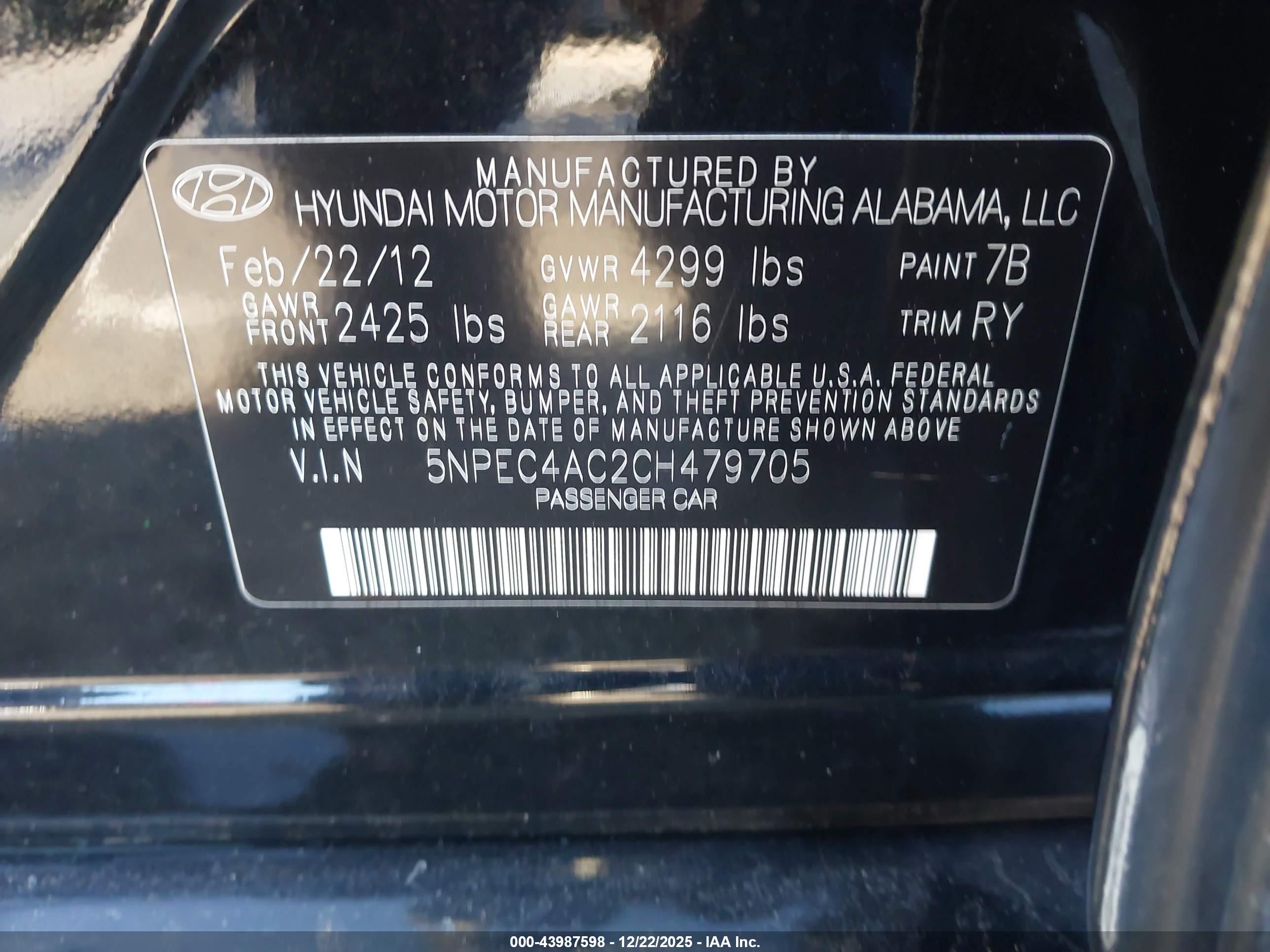 HYUNDAI SONATA image 9