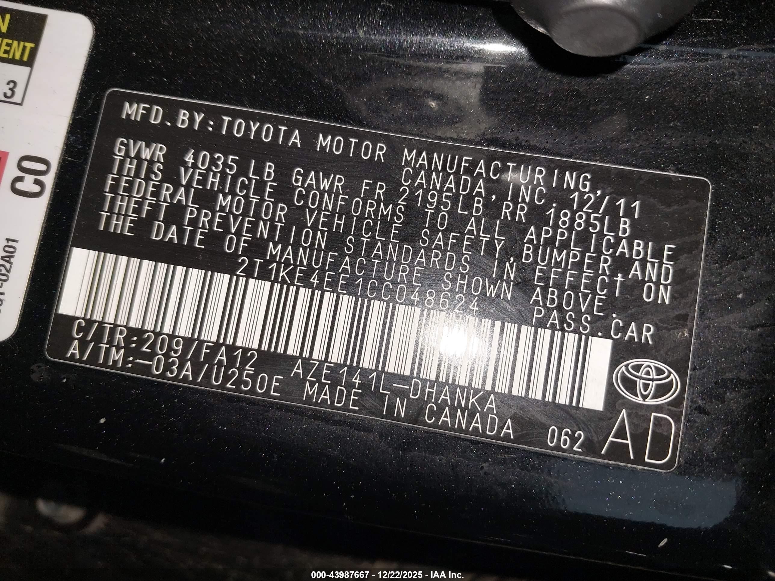 TOYOTA MATRIX image 9