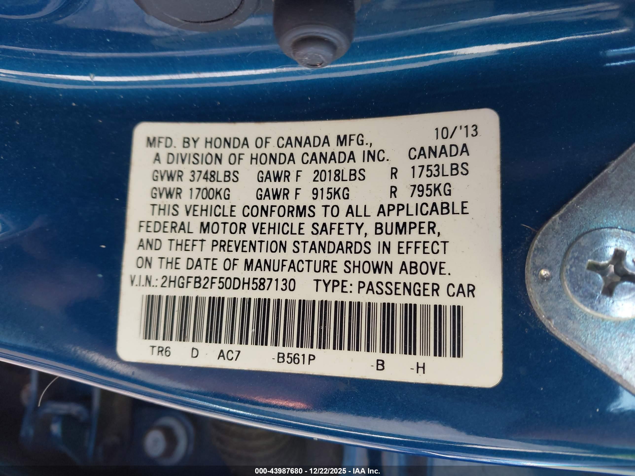 HONDA CIVIC image 9
