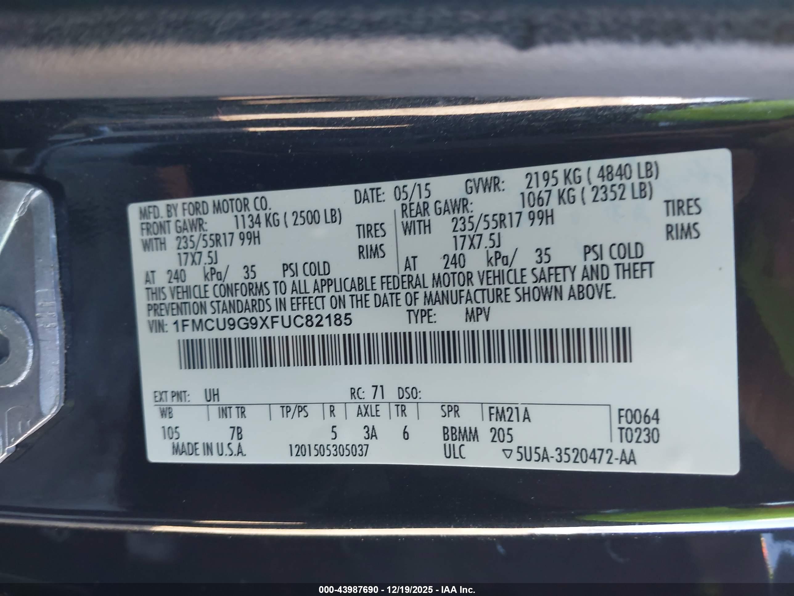 FORD ESCAPE image 9