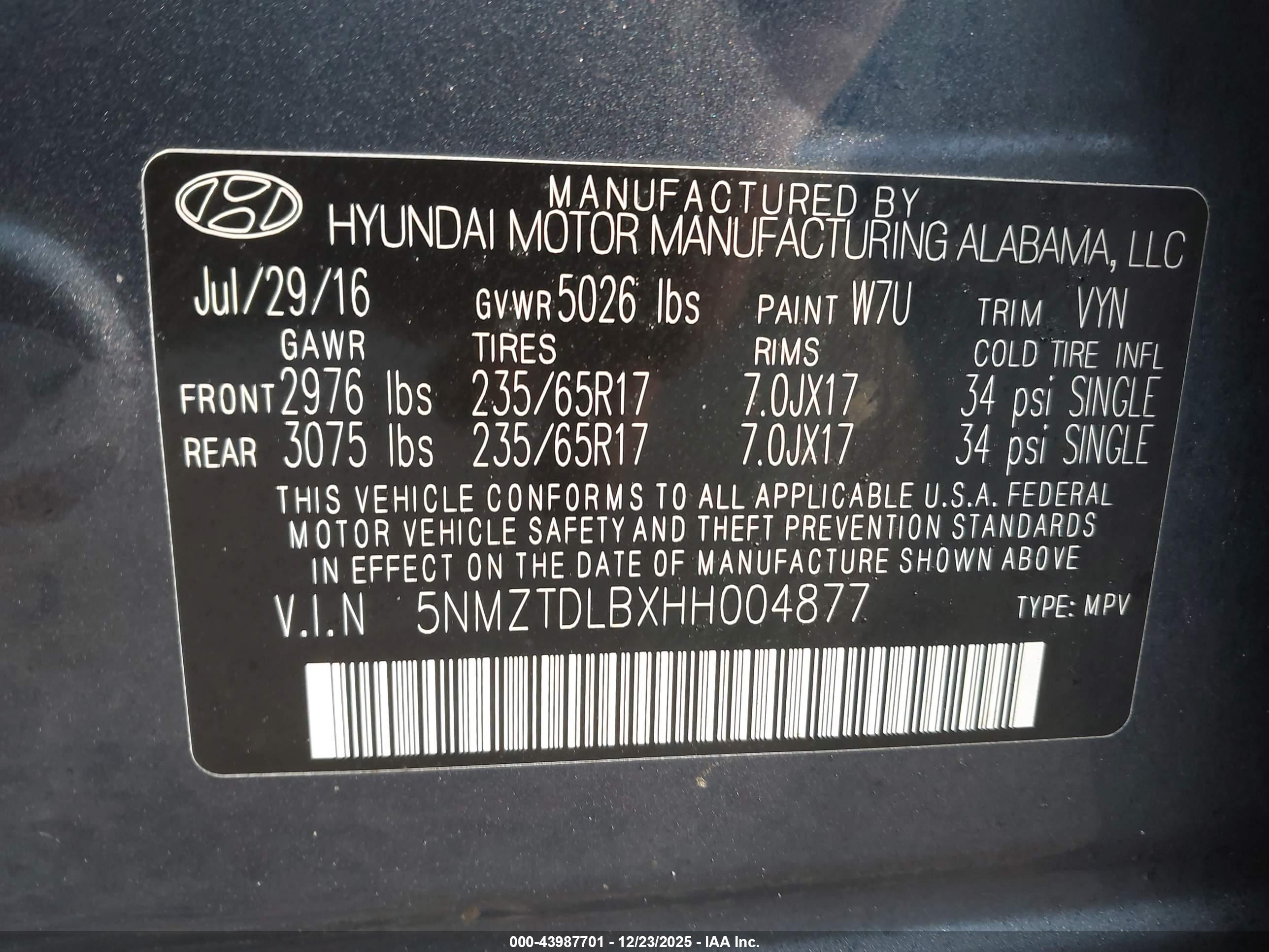 HYUNDAI SANTA image 9