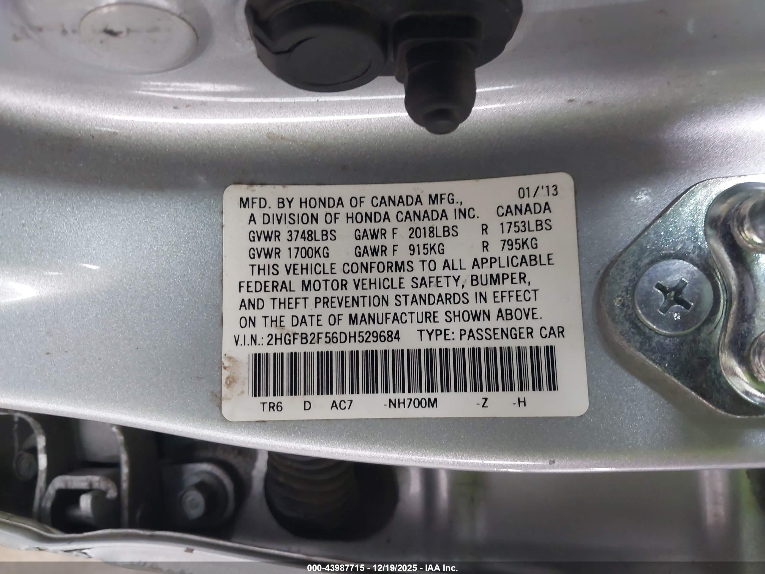 HONDA CIVIC image 9