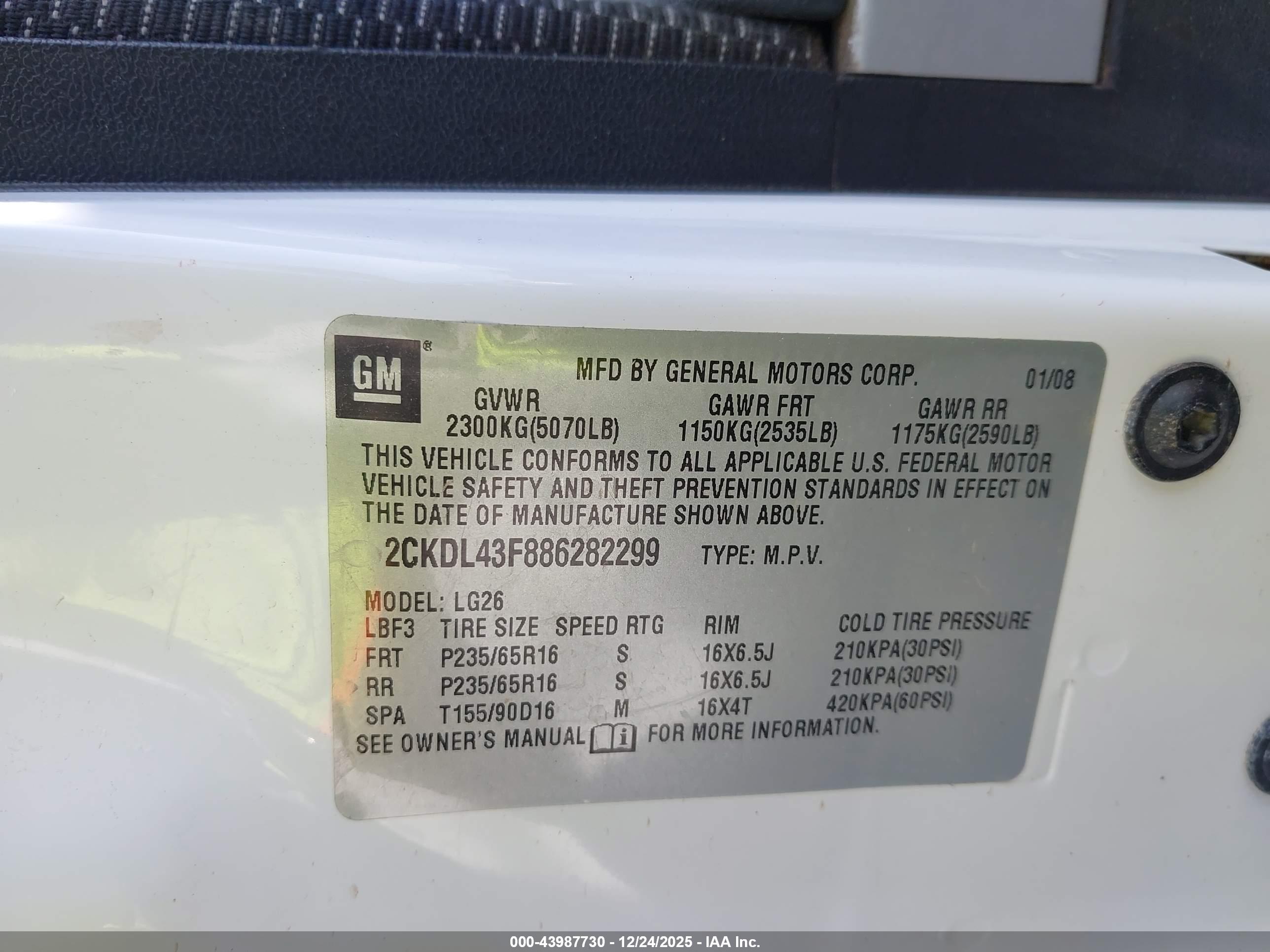 PONTIAC TORRENT image 9