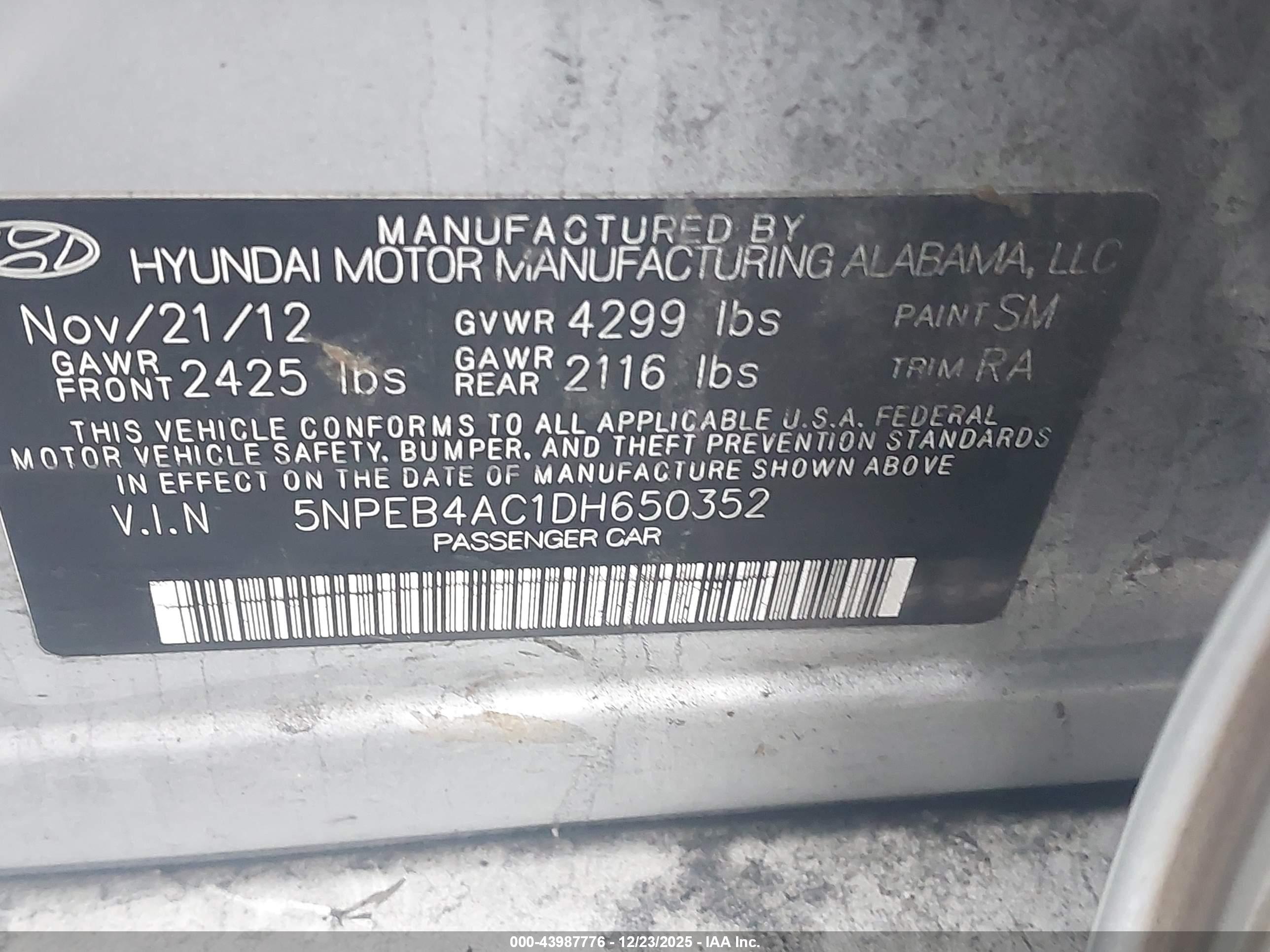 HYUNDAI SONATA image 9