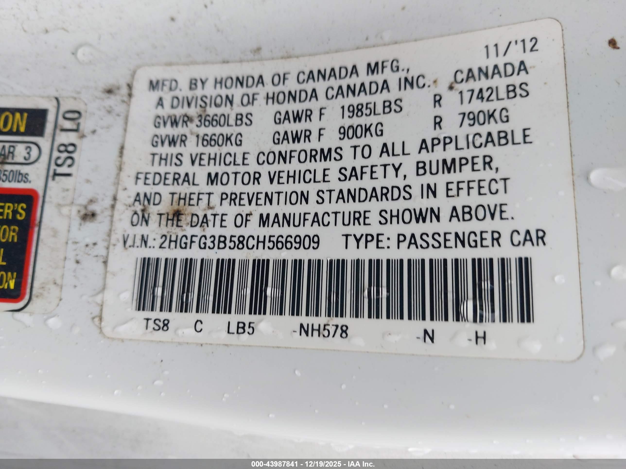 HONDA CIVIC image 9