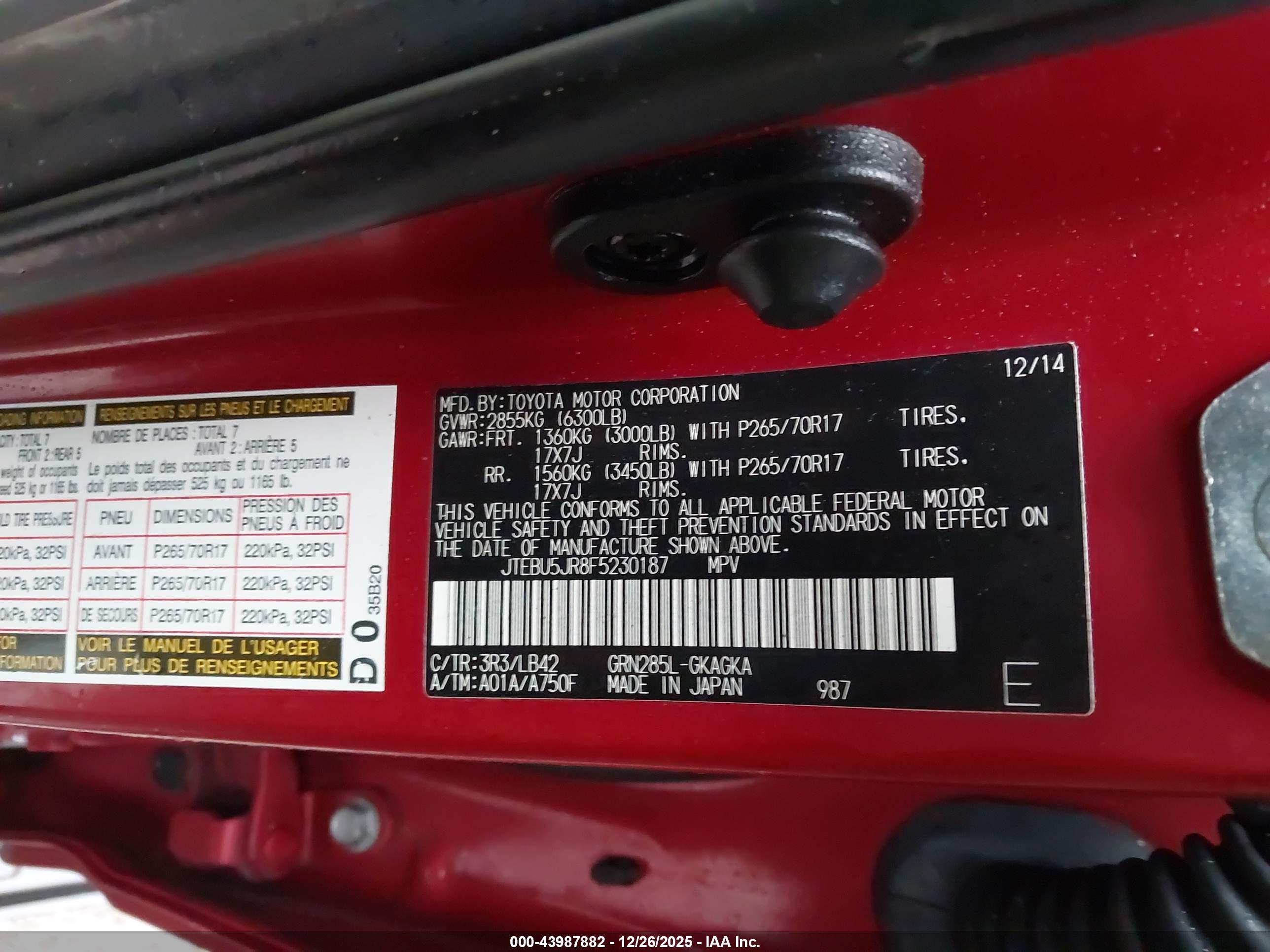 TOYOTA 4RUNNER image 9