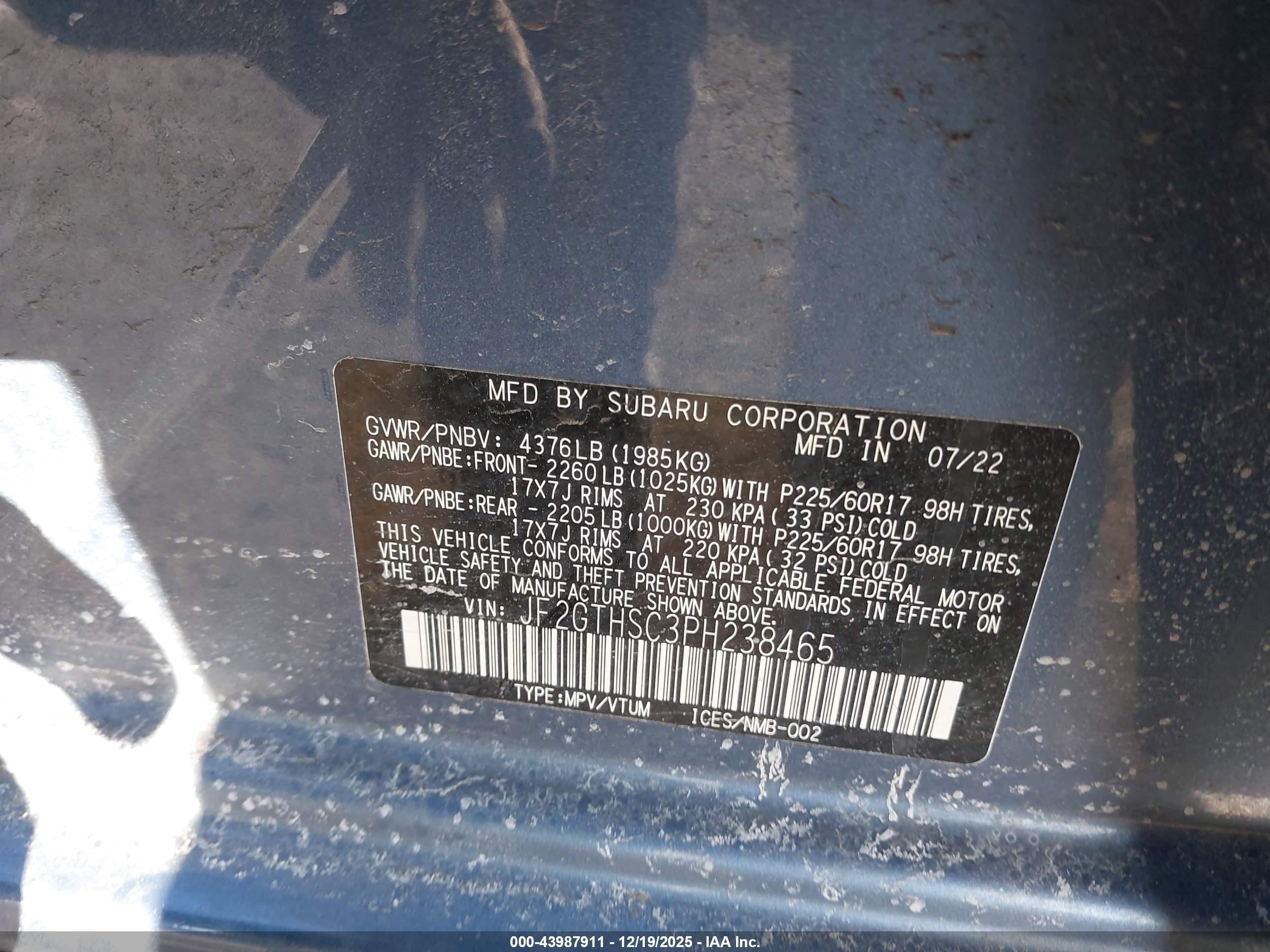SUBARU CROSSTREK image 9