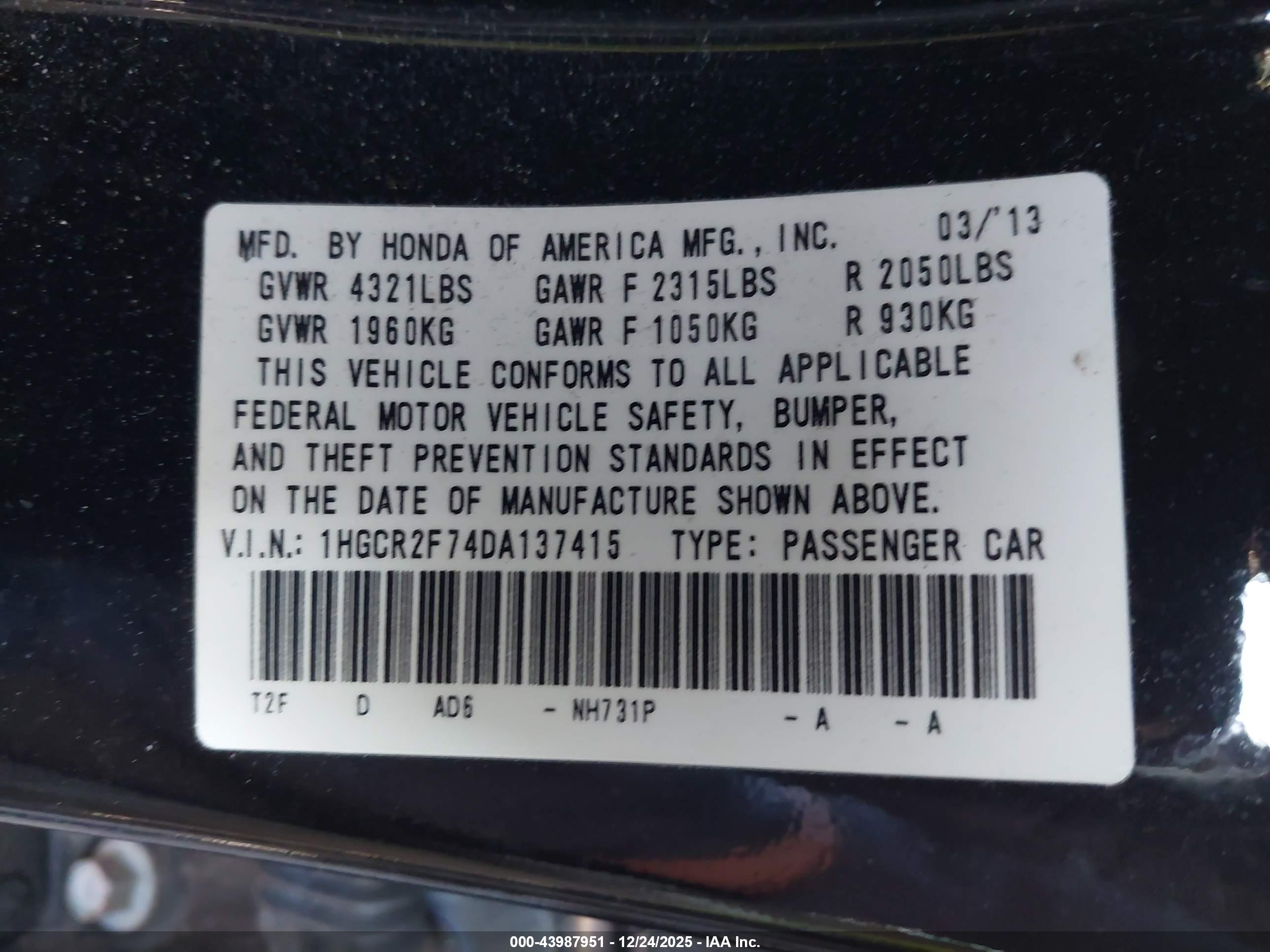 HONDA ACCORD image 9