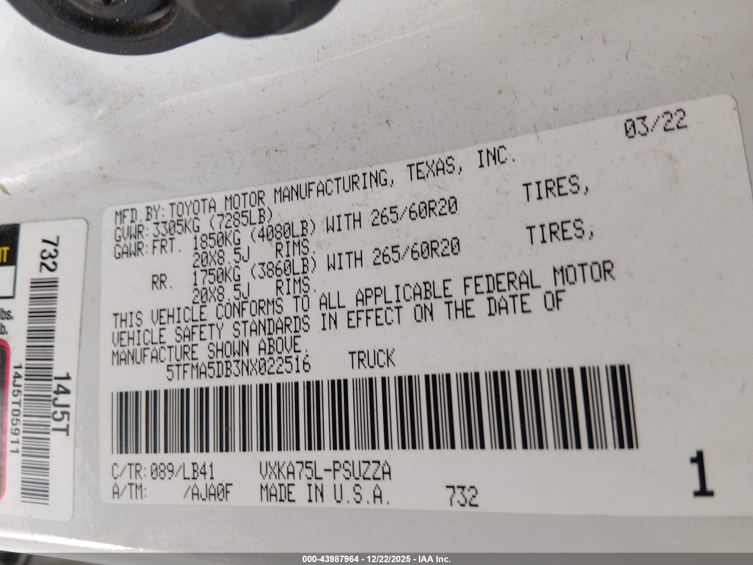 TOYOTA TUNDRA image 9