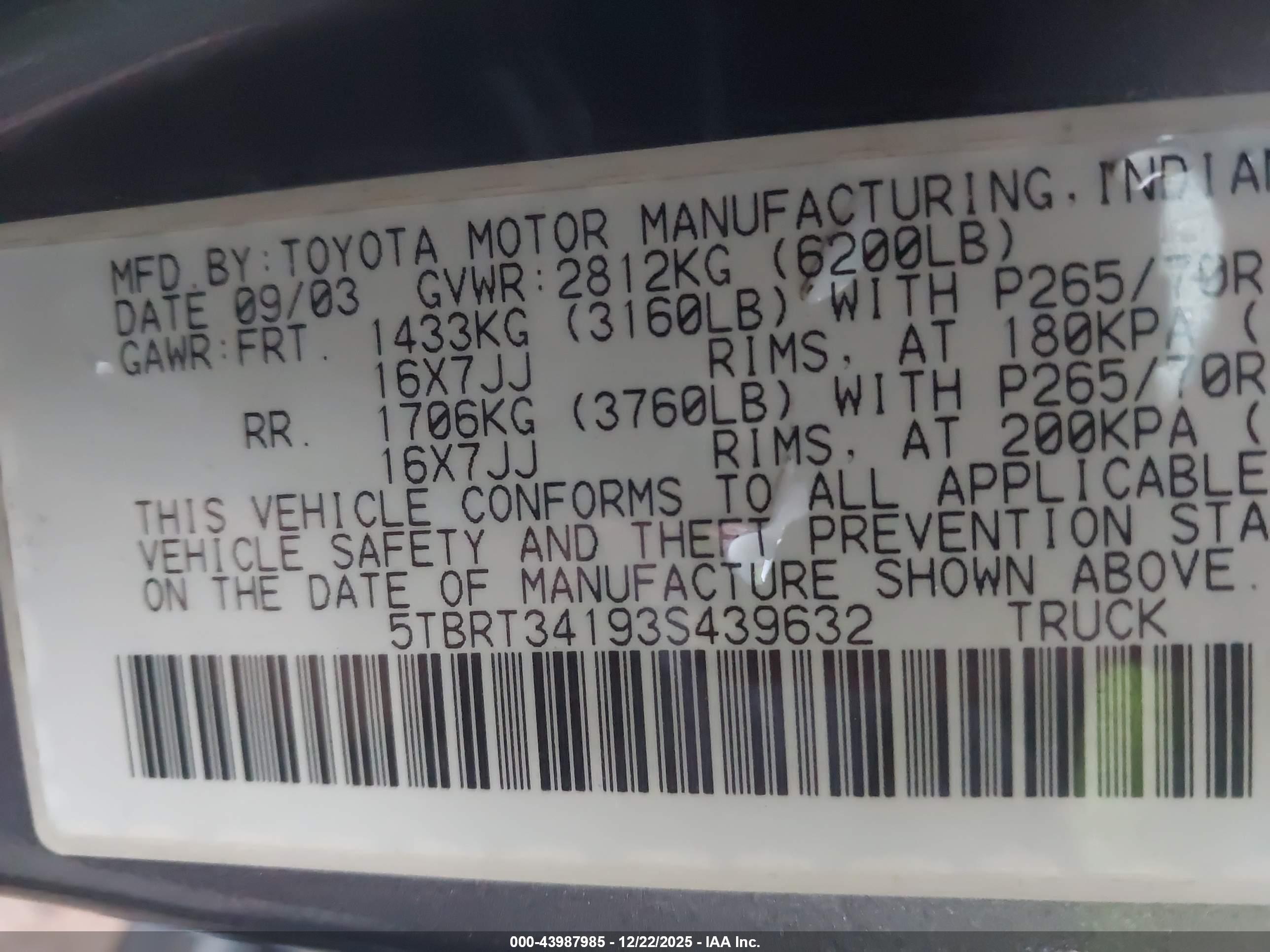 TOYOTA TUNDRA image 9