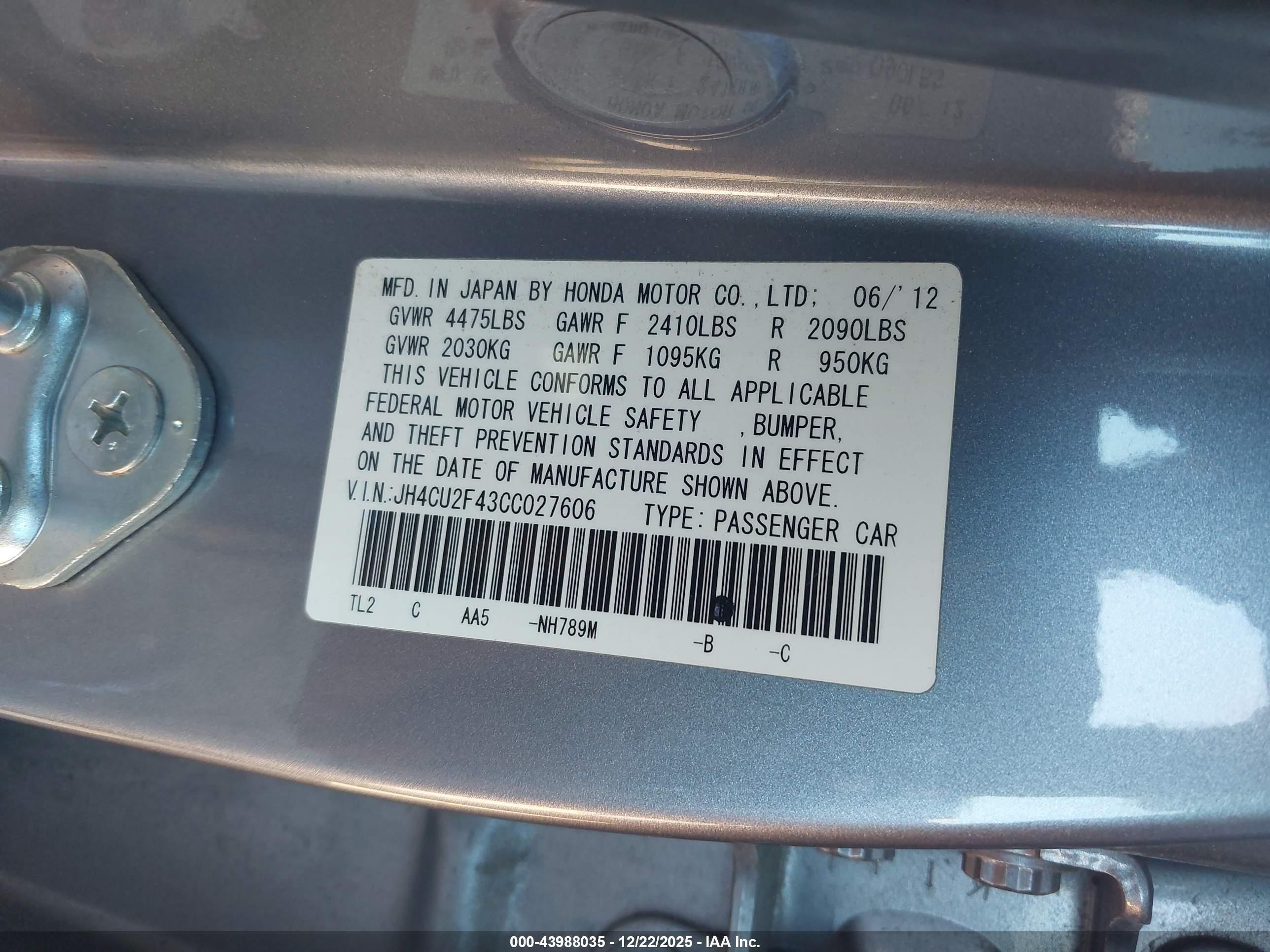 ACURA TSX image 9