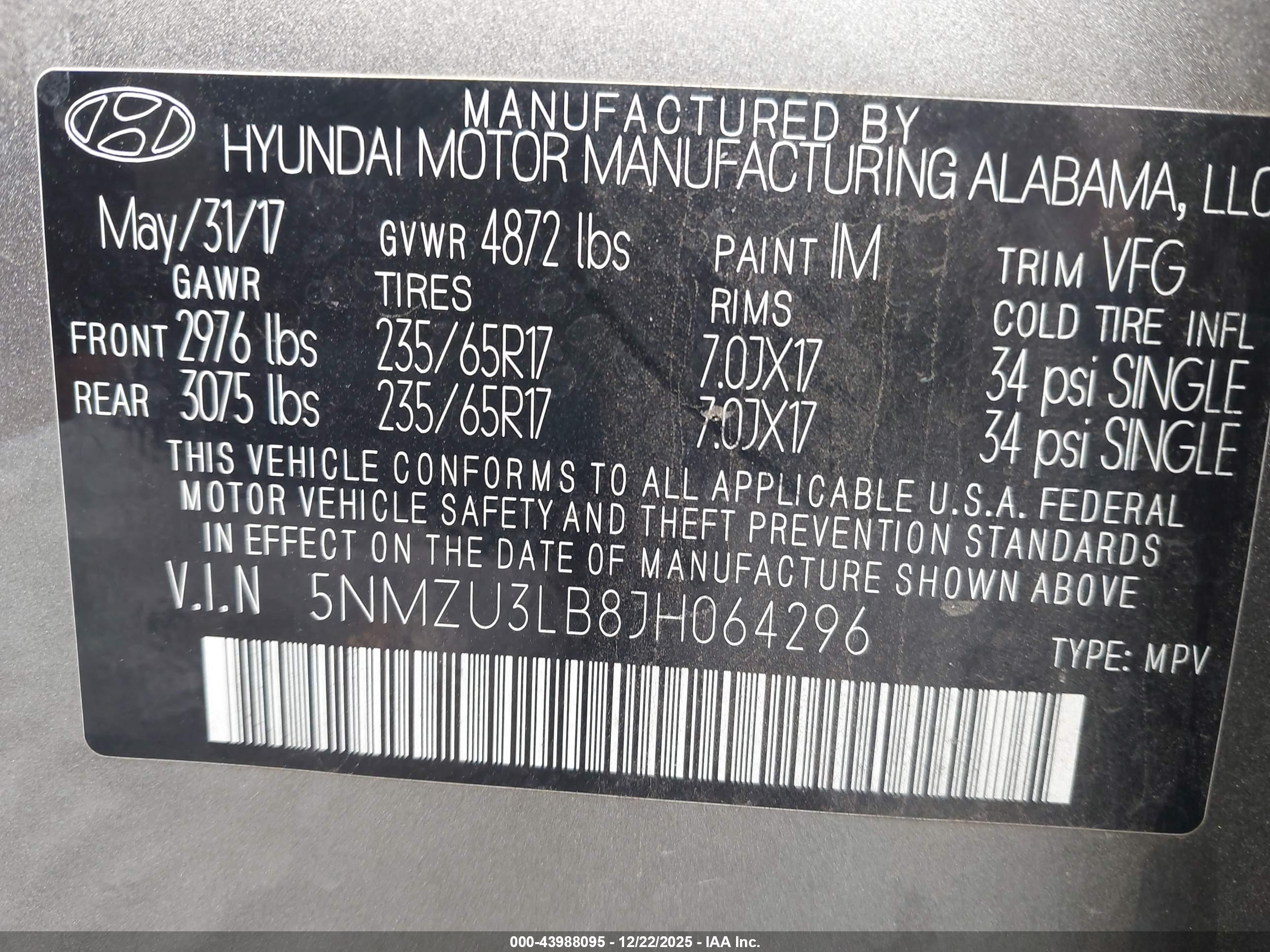 HYUNDAI SANTA image 9