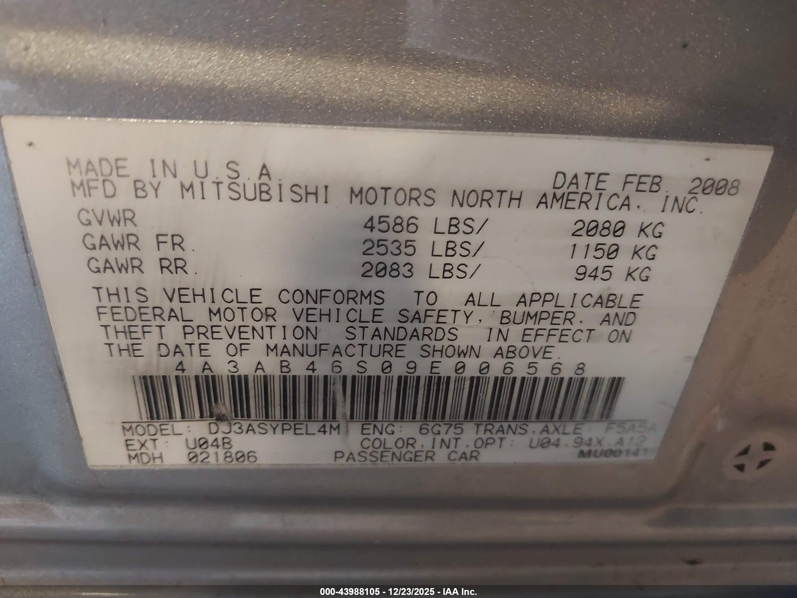 MITSUBISHI GALANT image 9