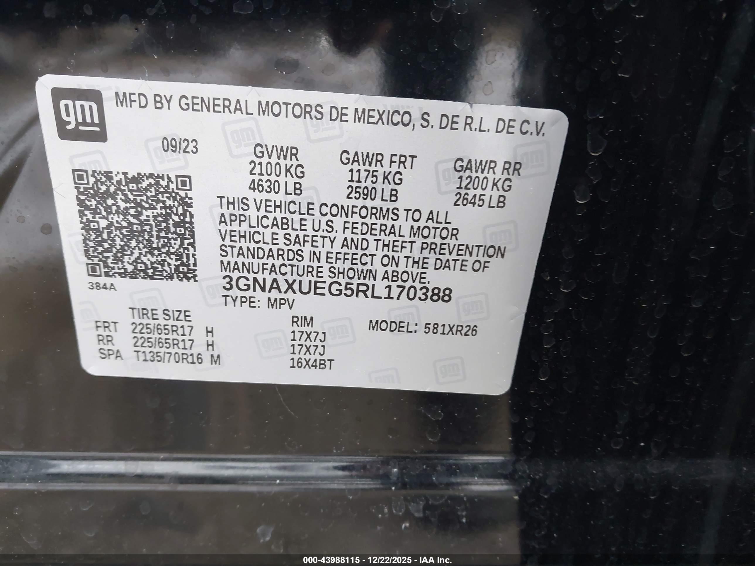 CHEVROLET EQUINOX image 9