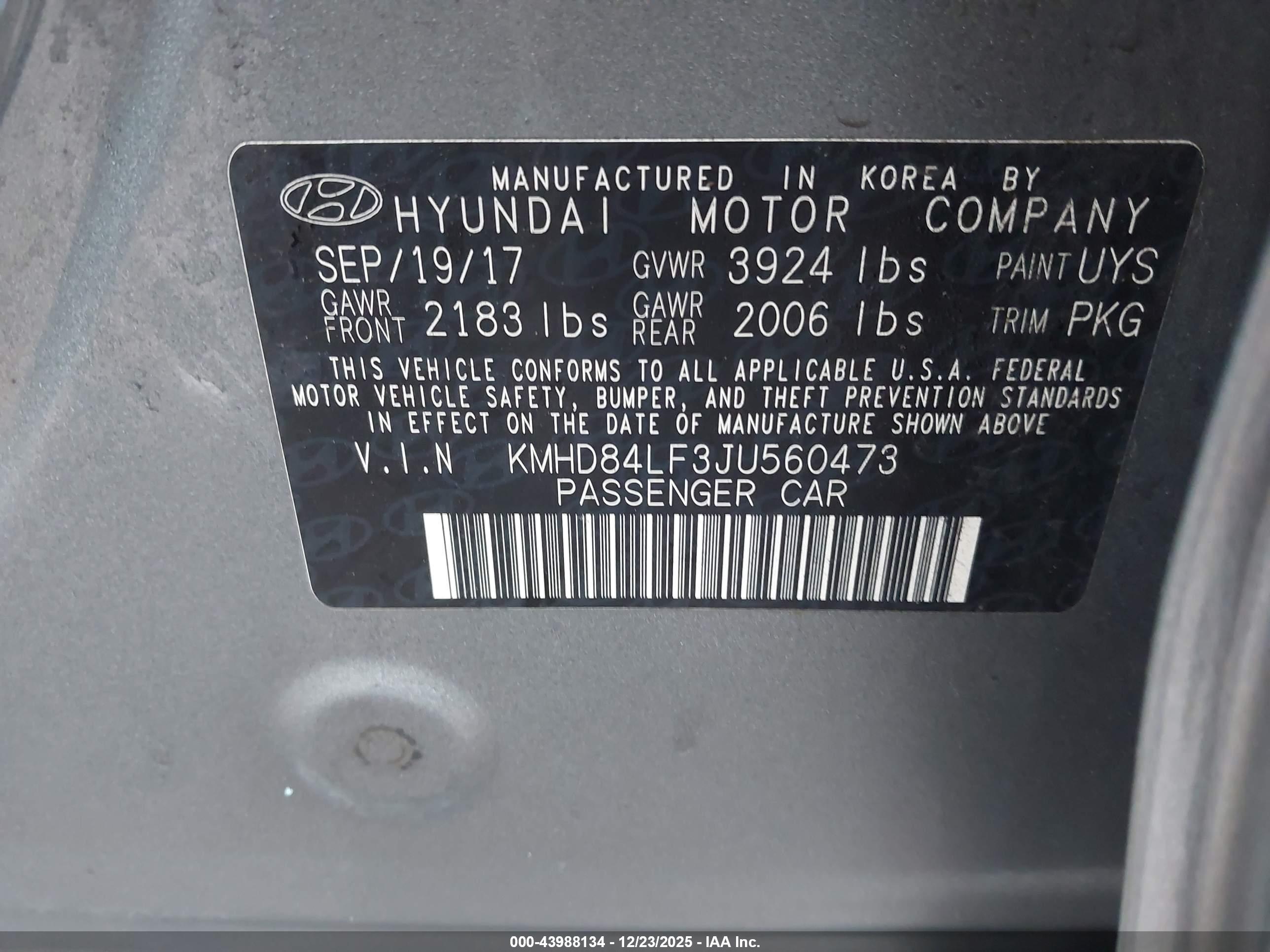 HYUNDAI ELANTRA image 9
