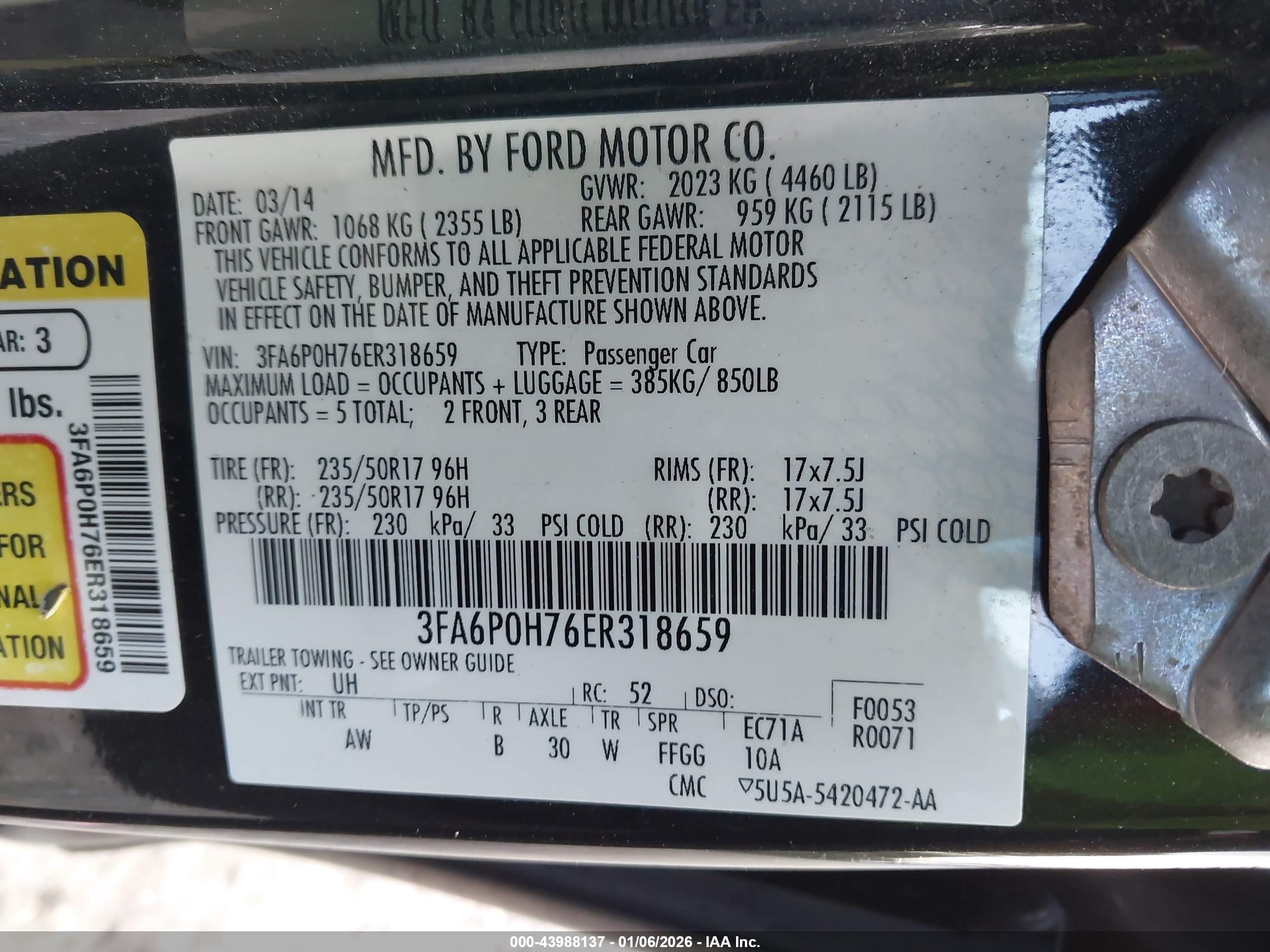 FORD FUSION image 9