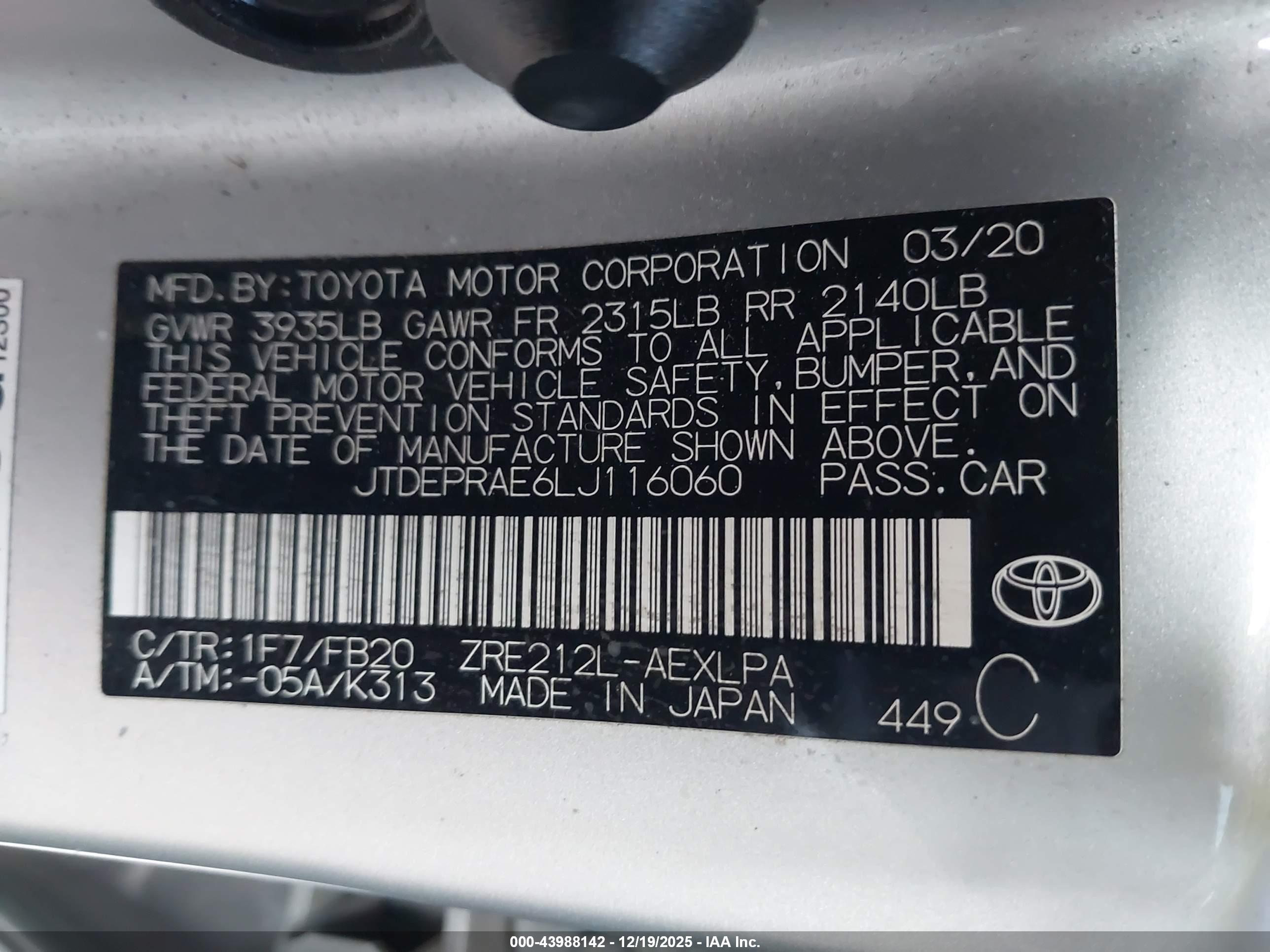 TOYOTA COROLLA image 9