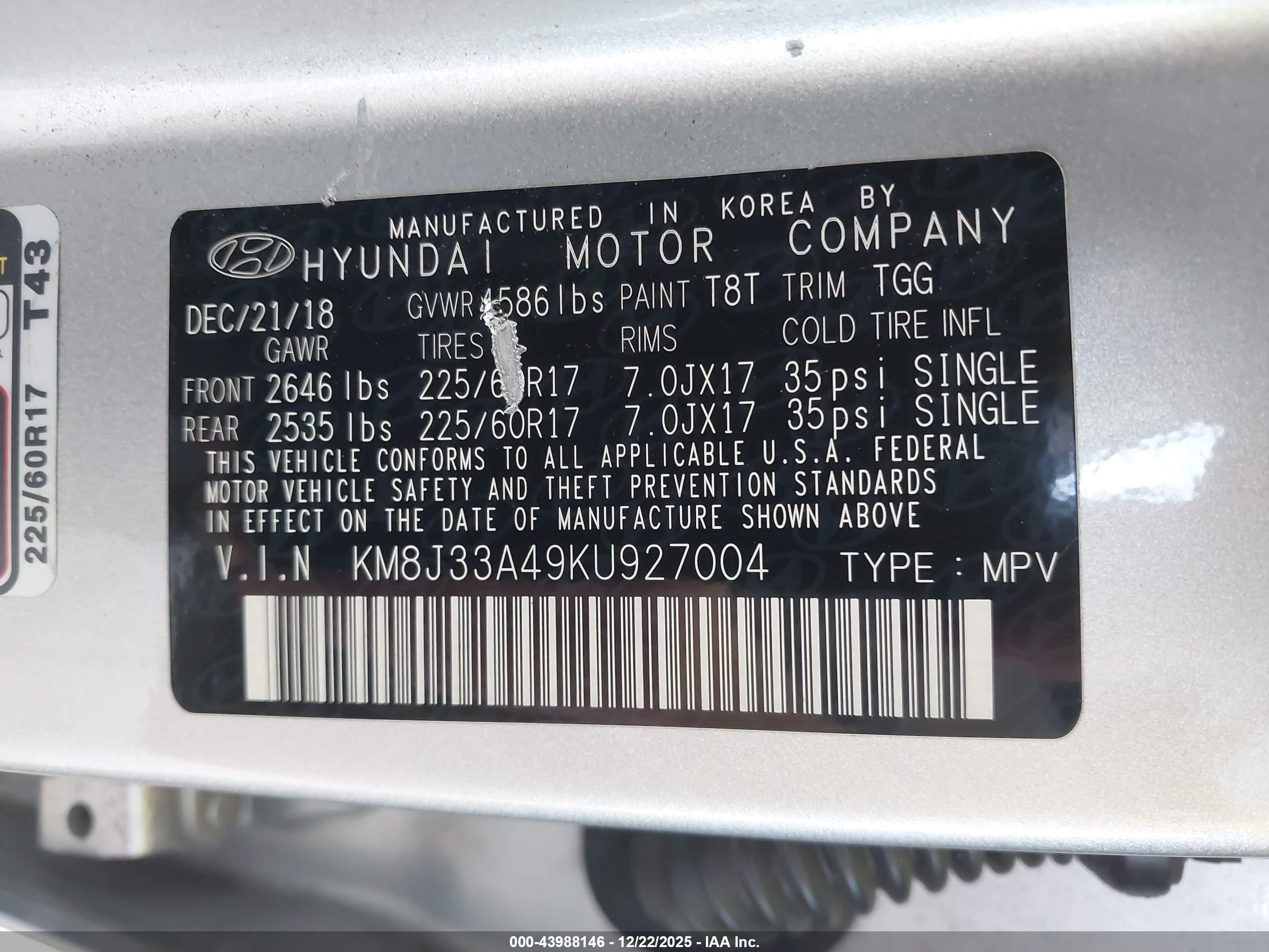 HYUNDAI TUCSON image 9