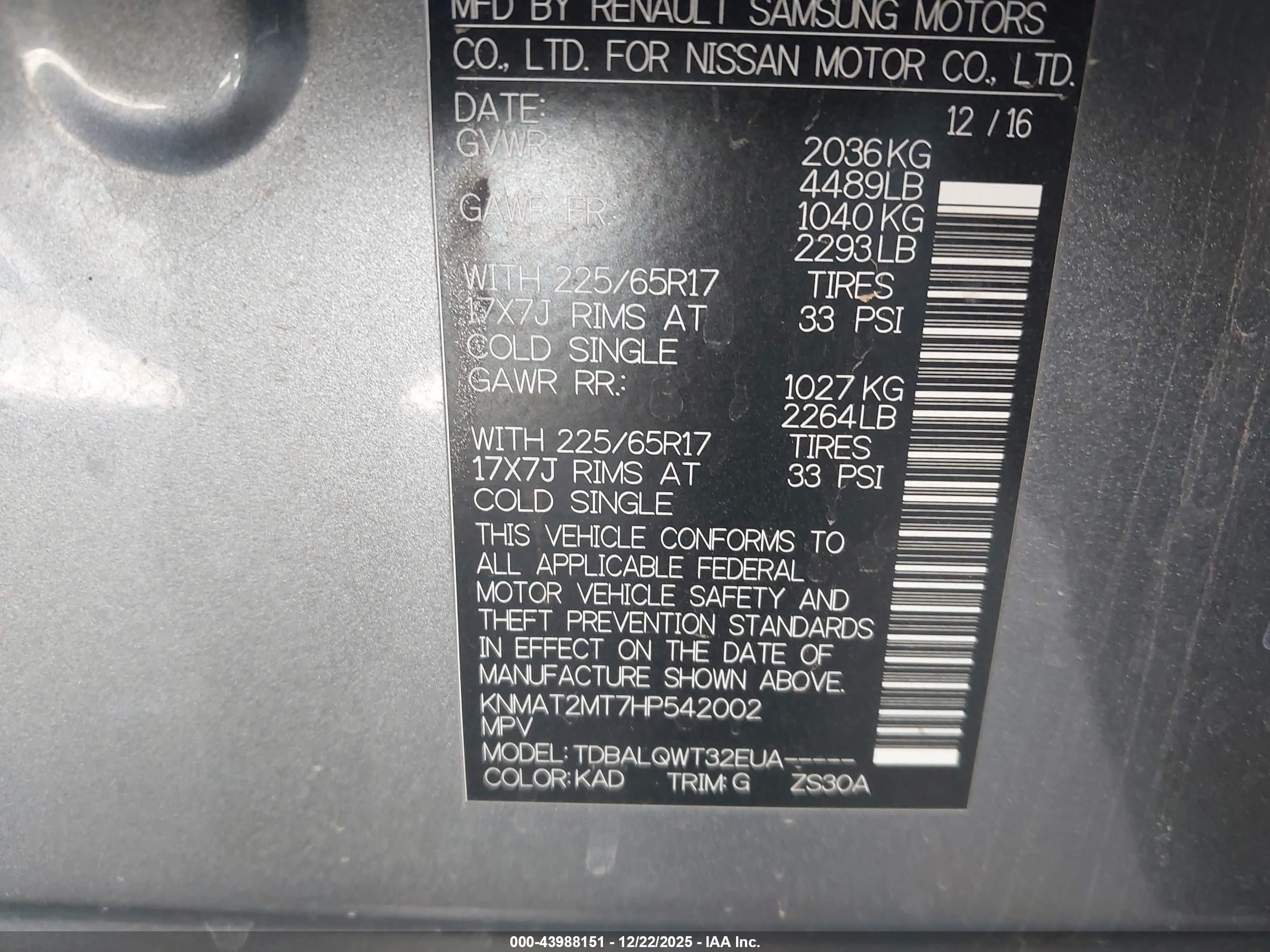 NISSAN ROGUE image 9