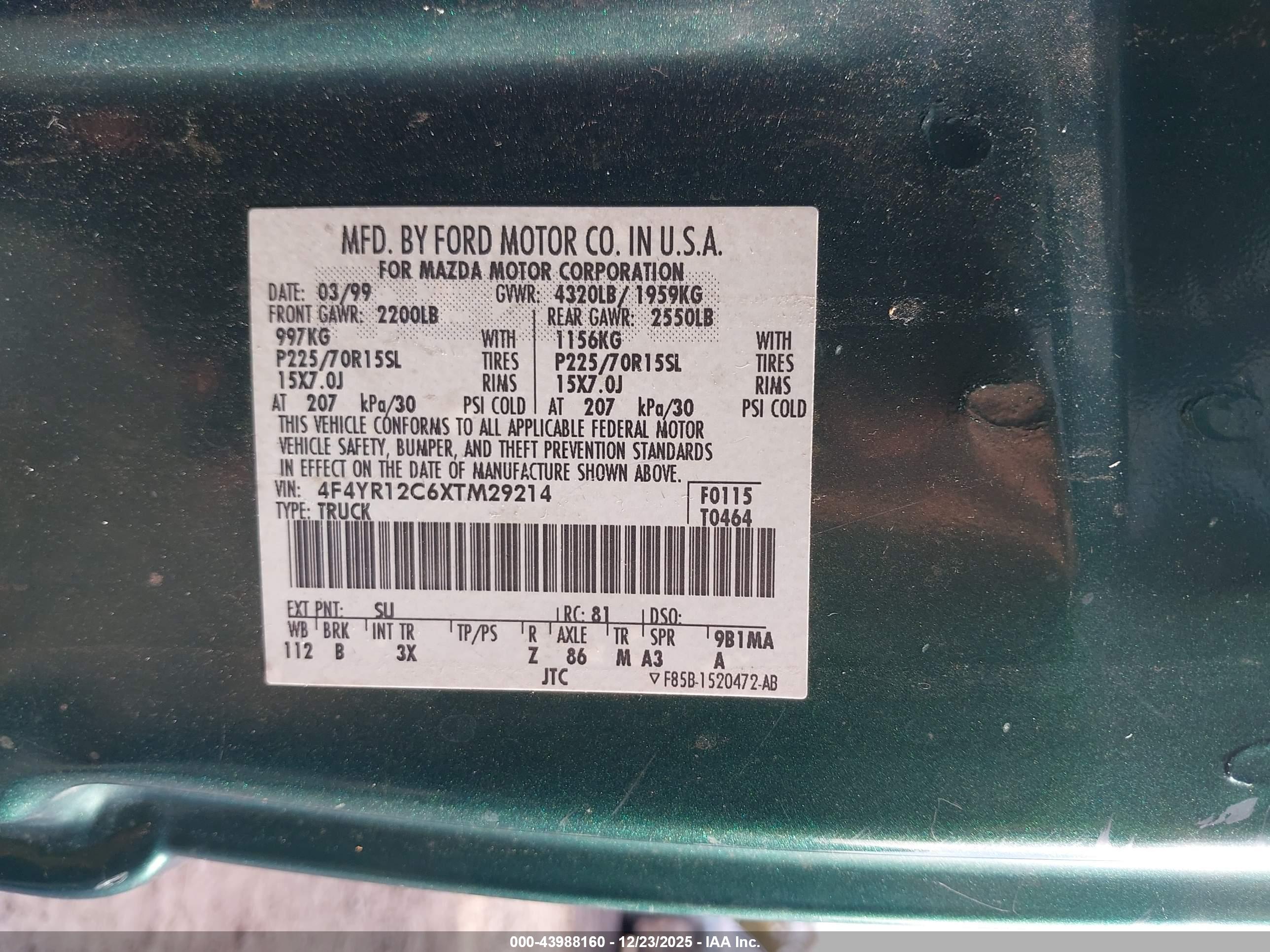 MAZDA B2500 image 9