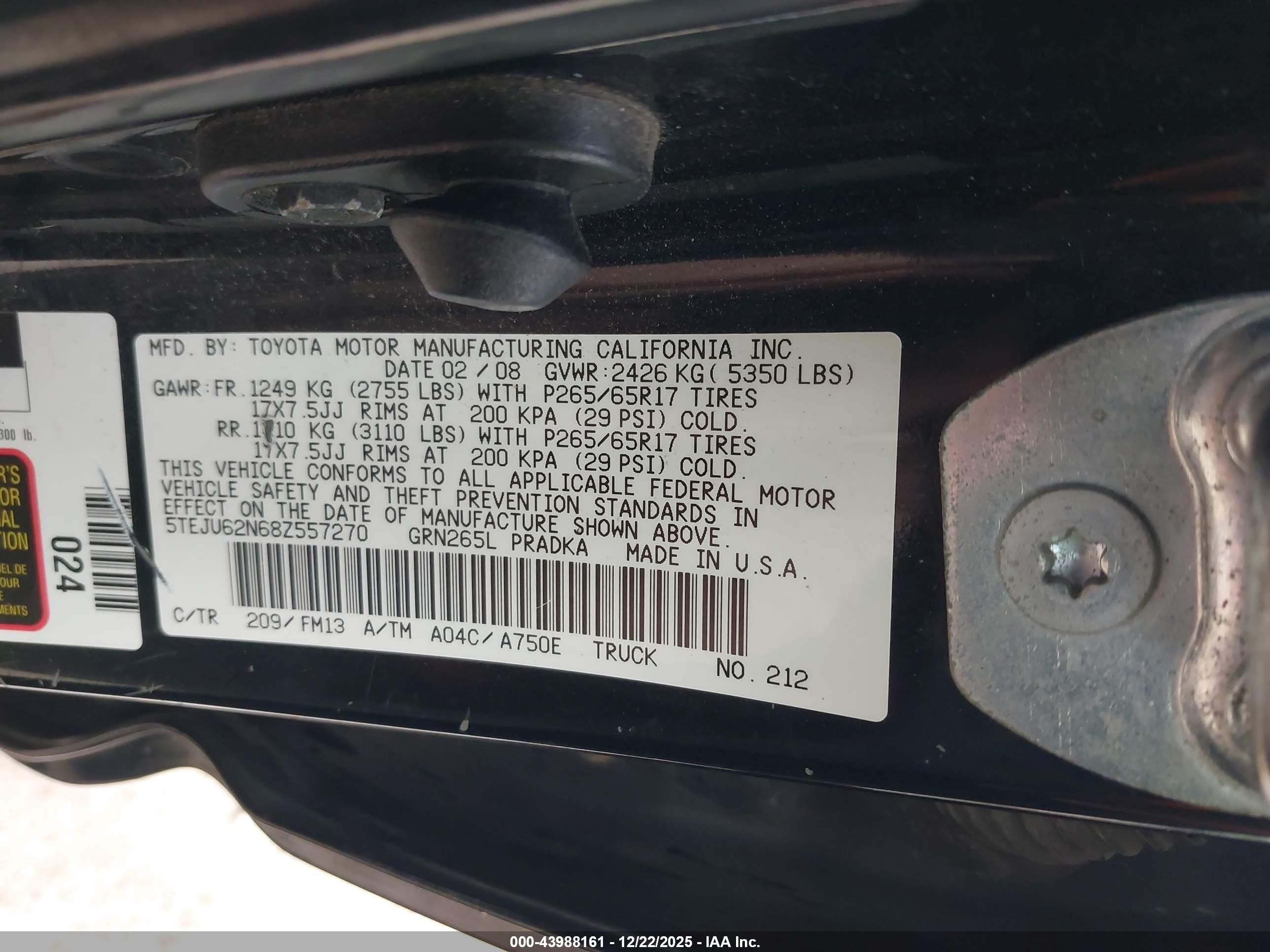 TOYOTA TACOMA image 9