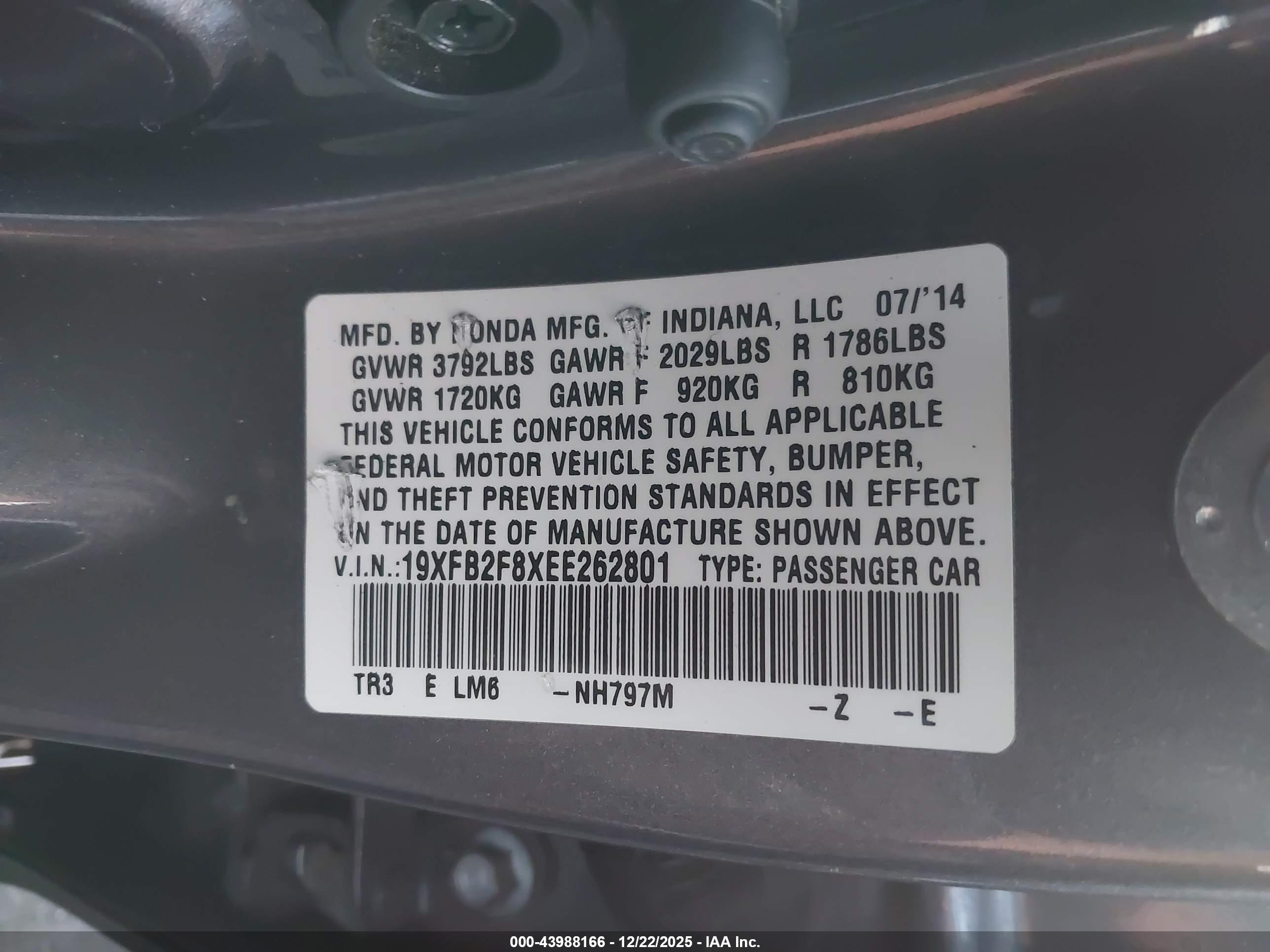 HONDA CIVIC image 9